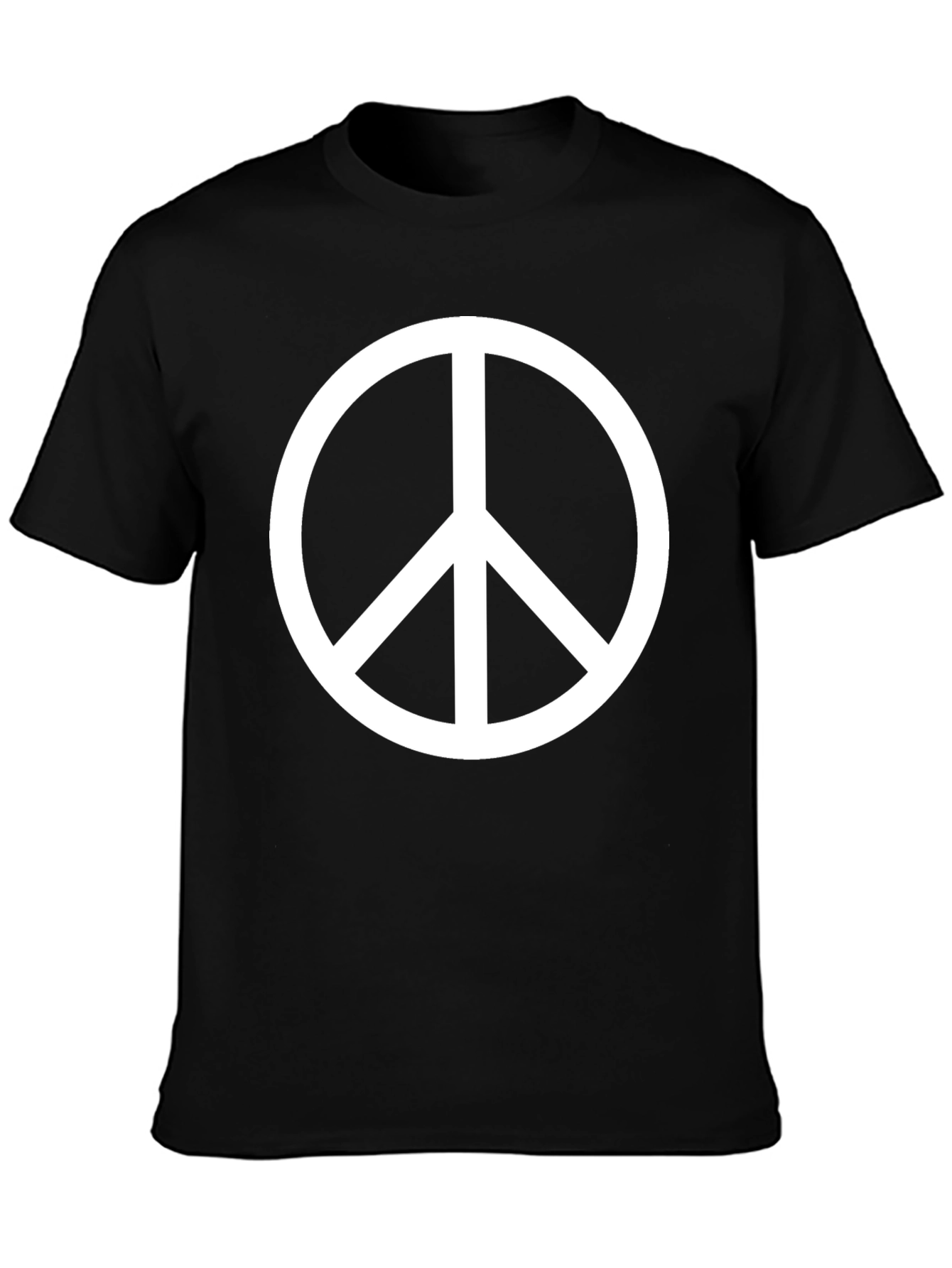 Peace Sign Black T-Shirt - Unisex