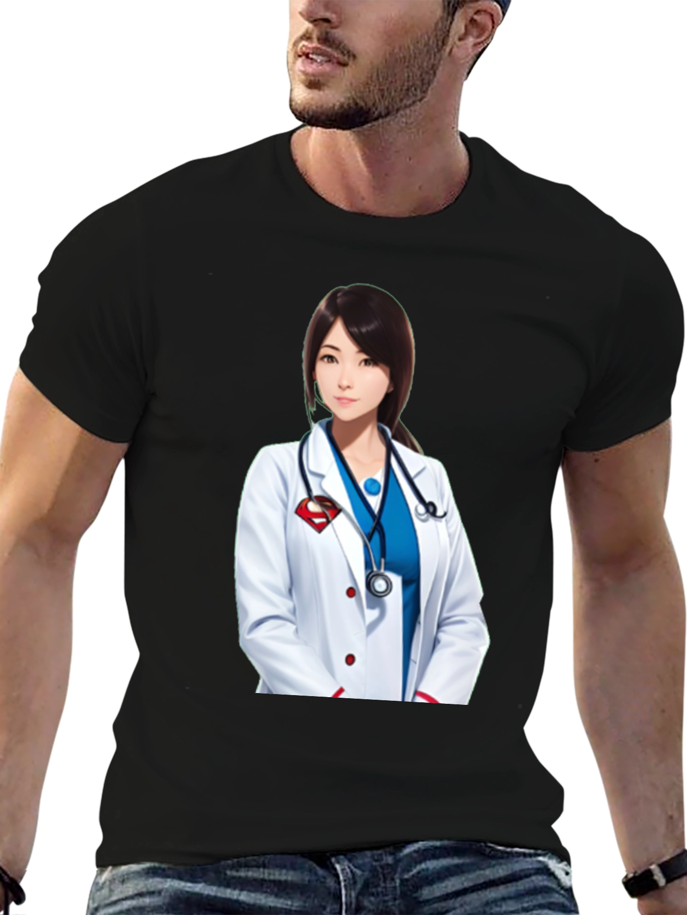 Doctor Superwoman T-Shirt - Stylish Medical Hero Design