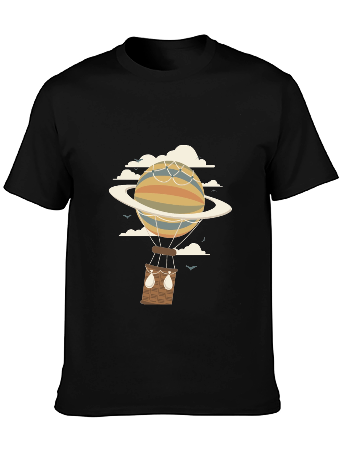 Planet Hot Air Balloon Graphic Tee