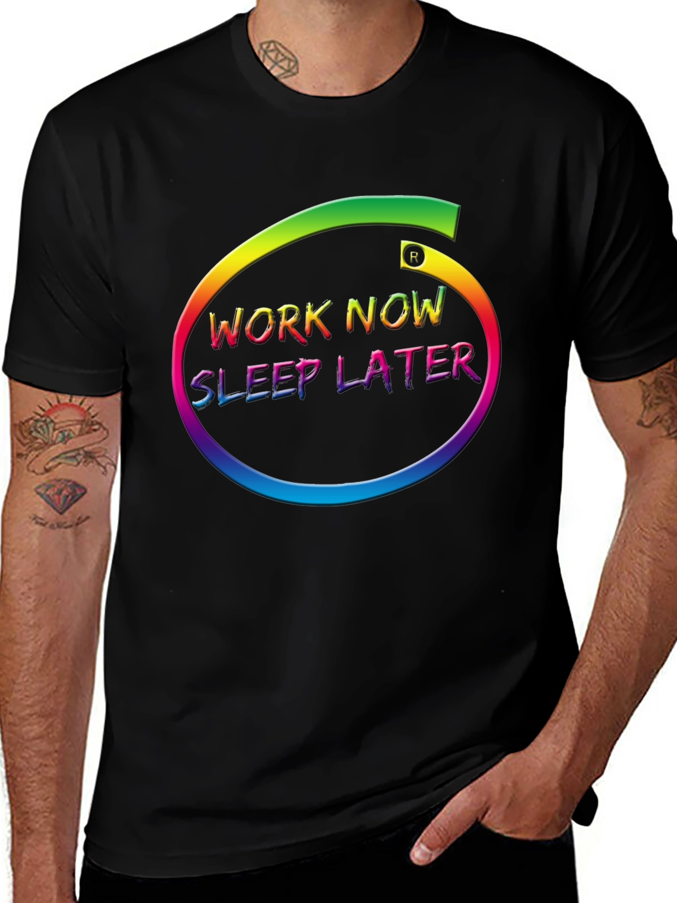 Work Now Sleep Later Graphic Tee