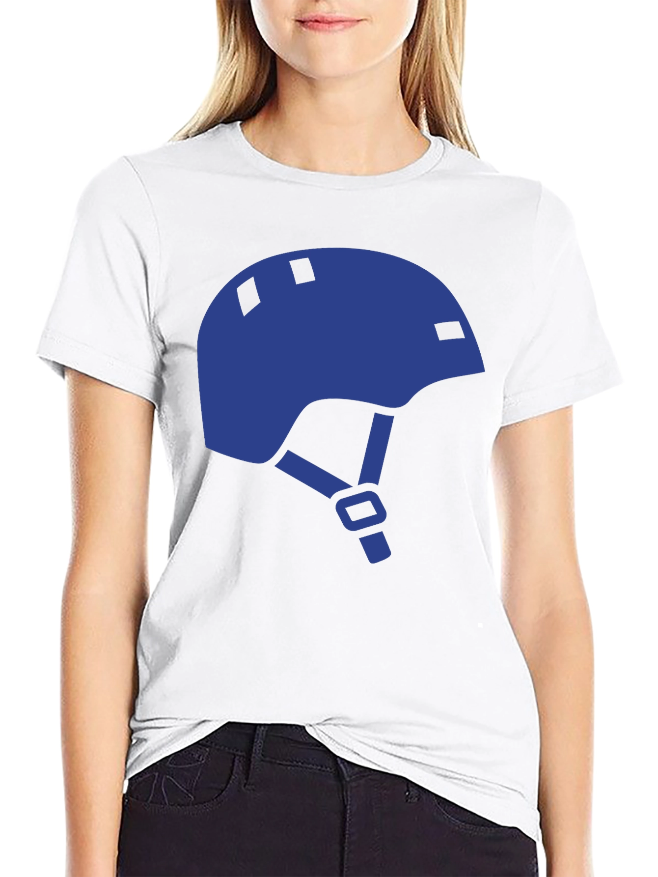 Helmet Graphic Tee - Black Casual Shirt