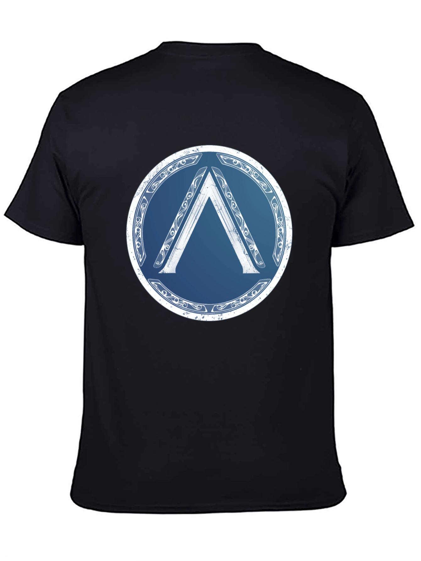 Spartan Shield T-Shirt - Black Graphic Tee