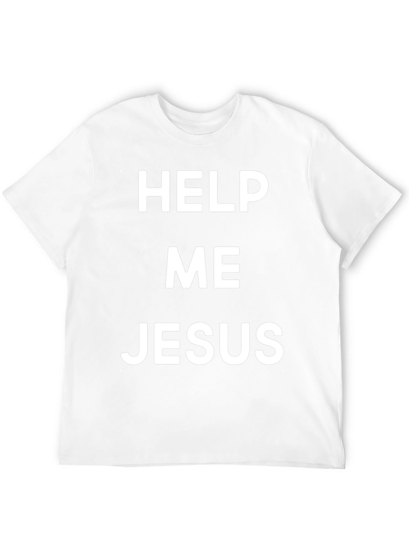 Help Me Jesus Black T-Shirt - Christian Apparel