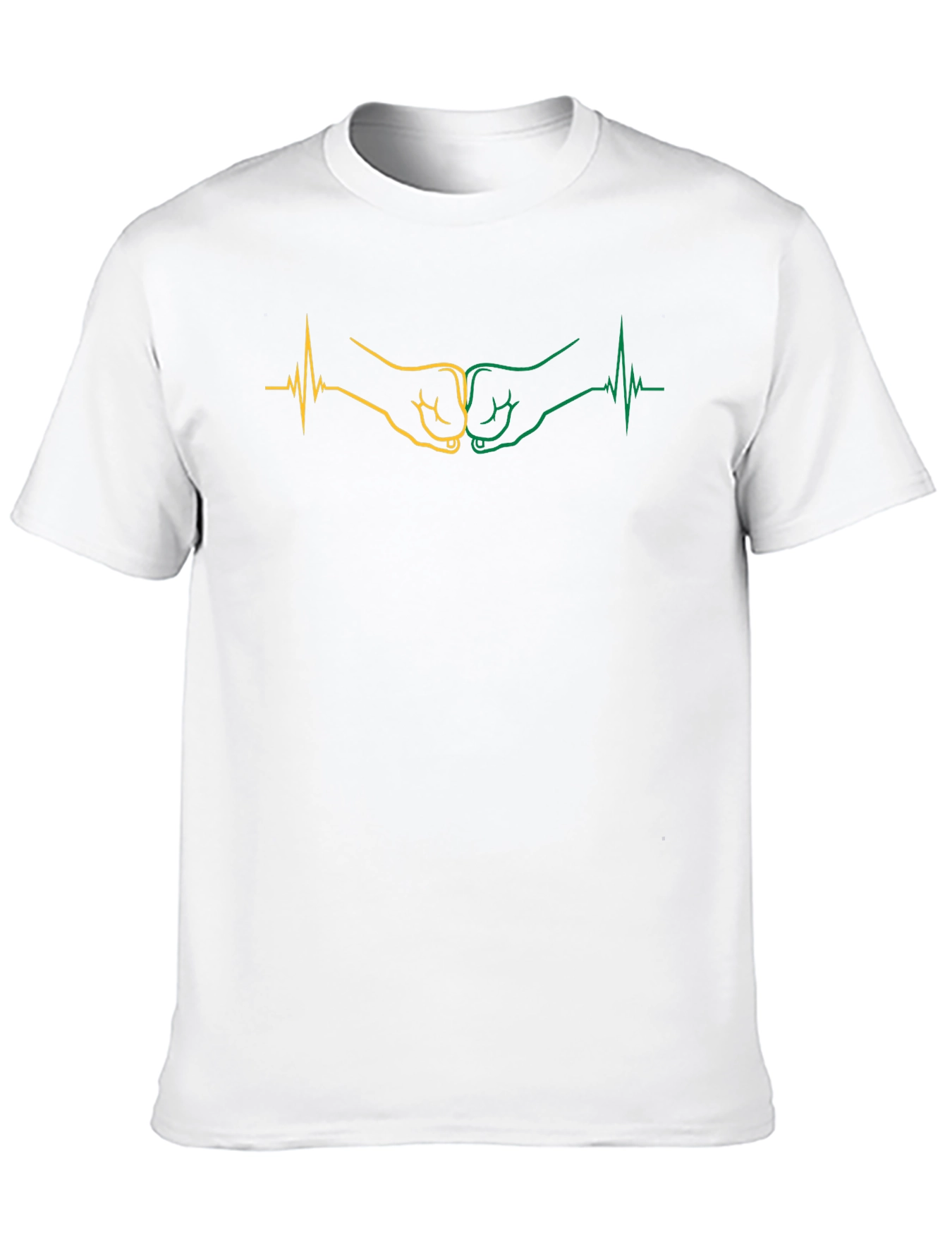 Heartbeat Fist Bump Graphic Tee