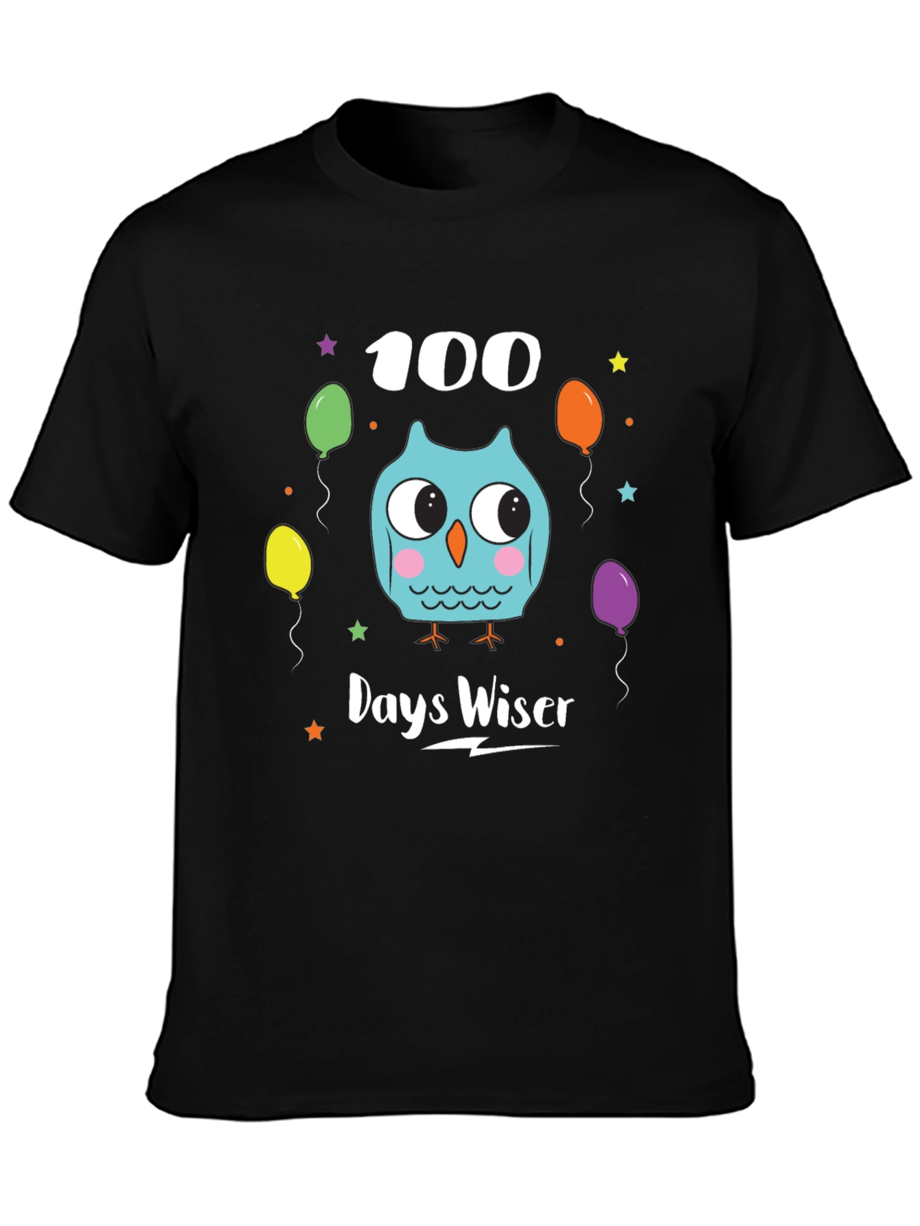 100 Days Wiser Owl T-Shirt