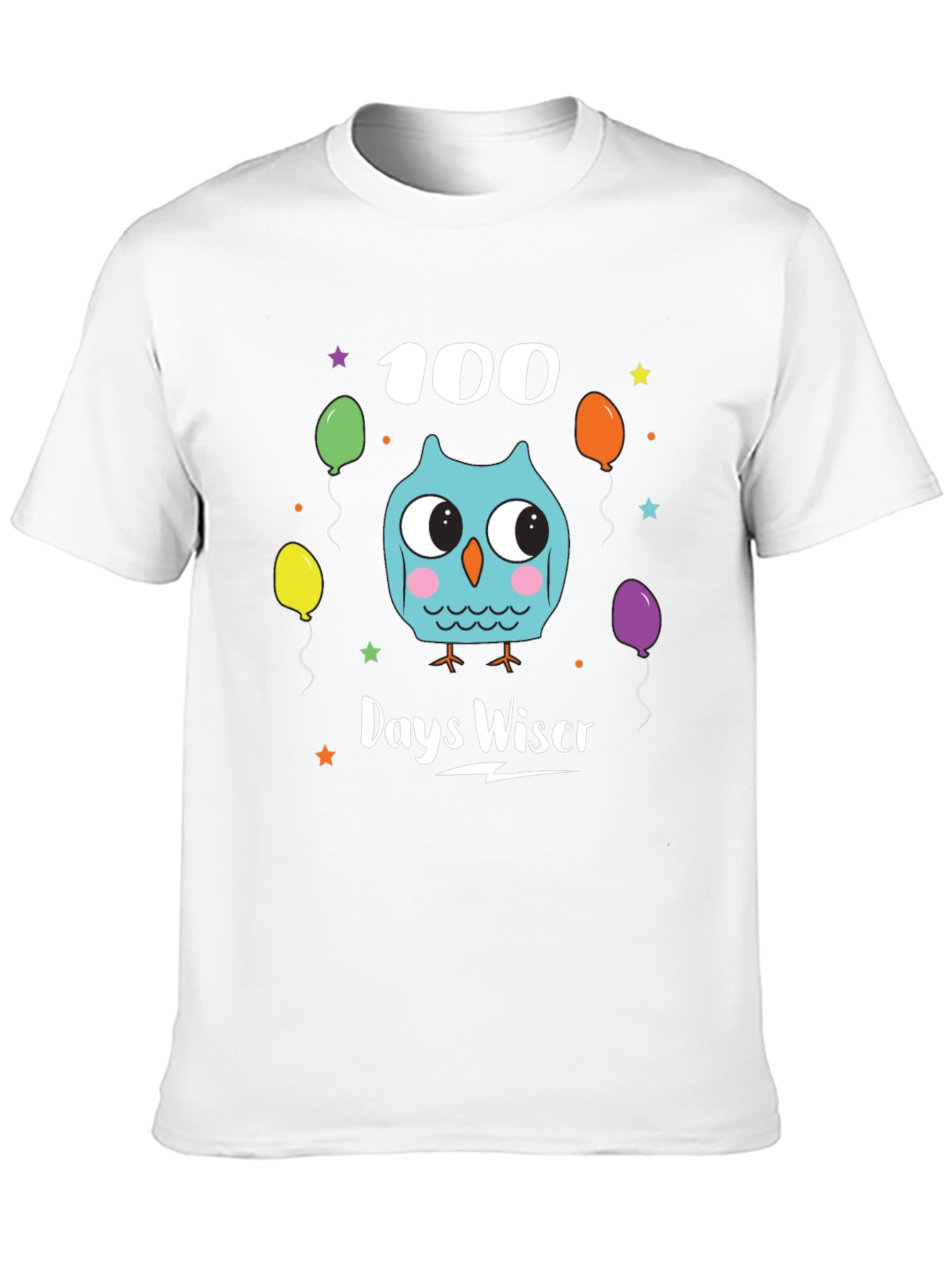 100 Days Wiser Owl T-Shirt