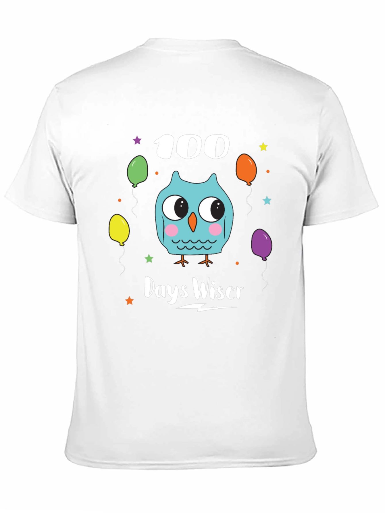 100 Days Wiser Owl T-Shirt