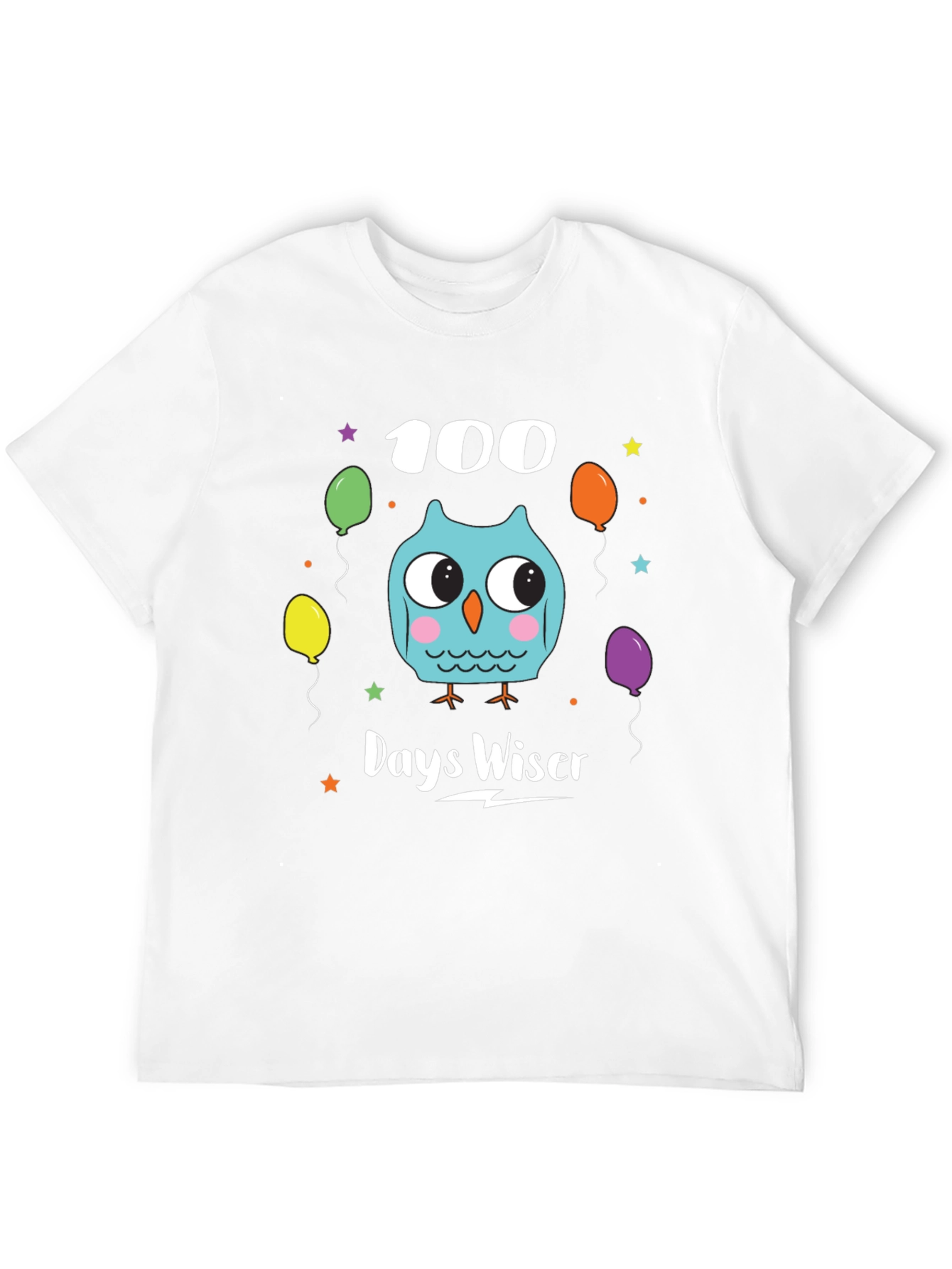 100 Days Wiser Owl T-Shirt