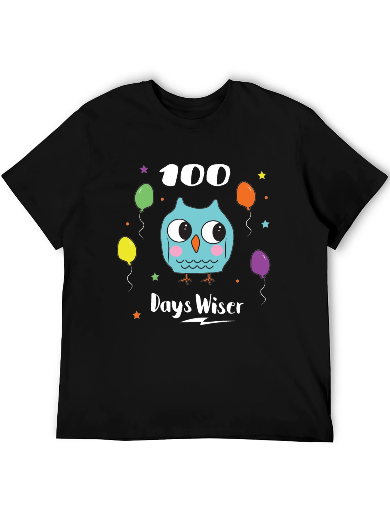 100 Days Wiser Owl T-Shirt
