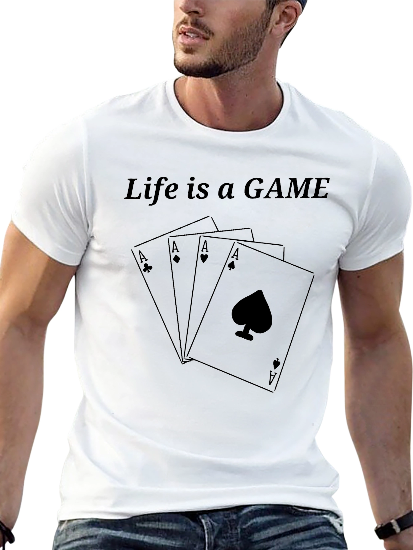 Life is a Game Ace Card T-Shirt
