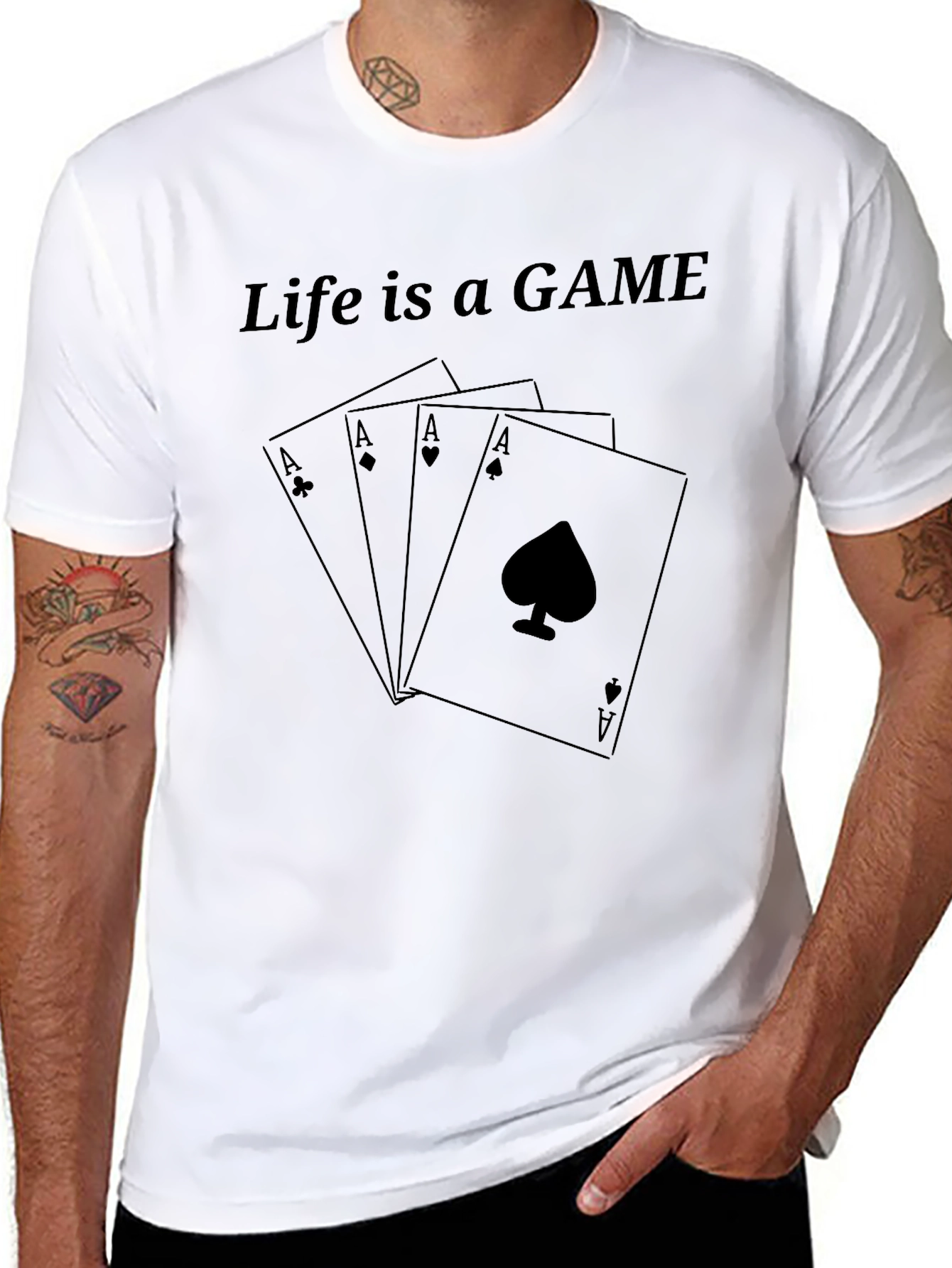 Life is a Game Ace Card T-Shirt