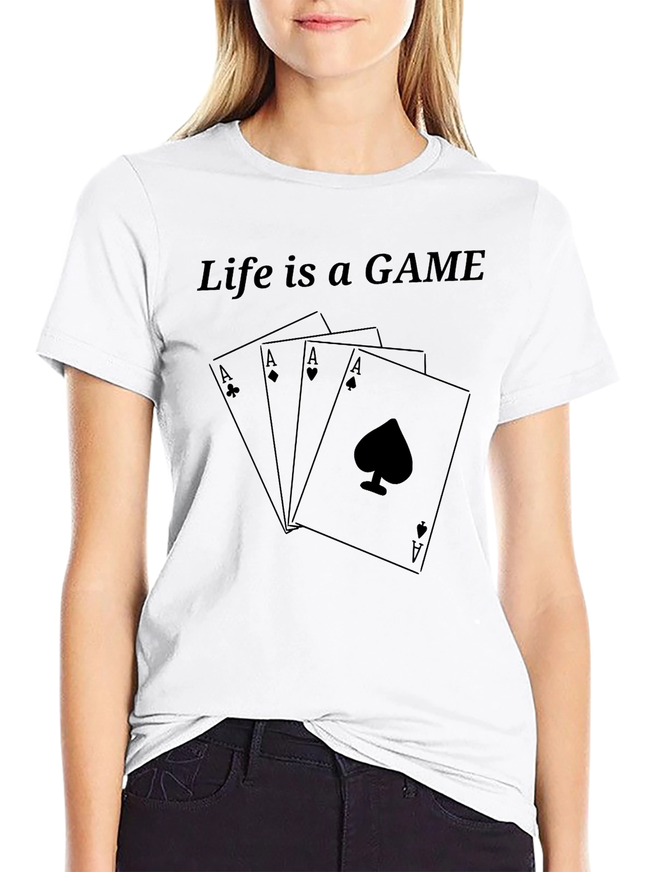 Life is a Game Ace Card T-Shirt