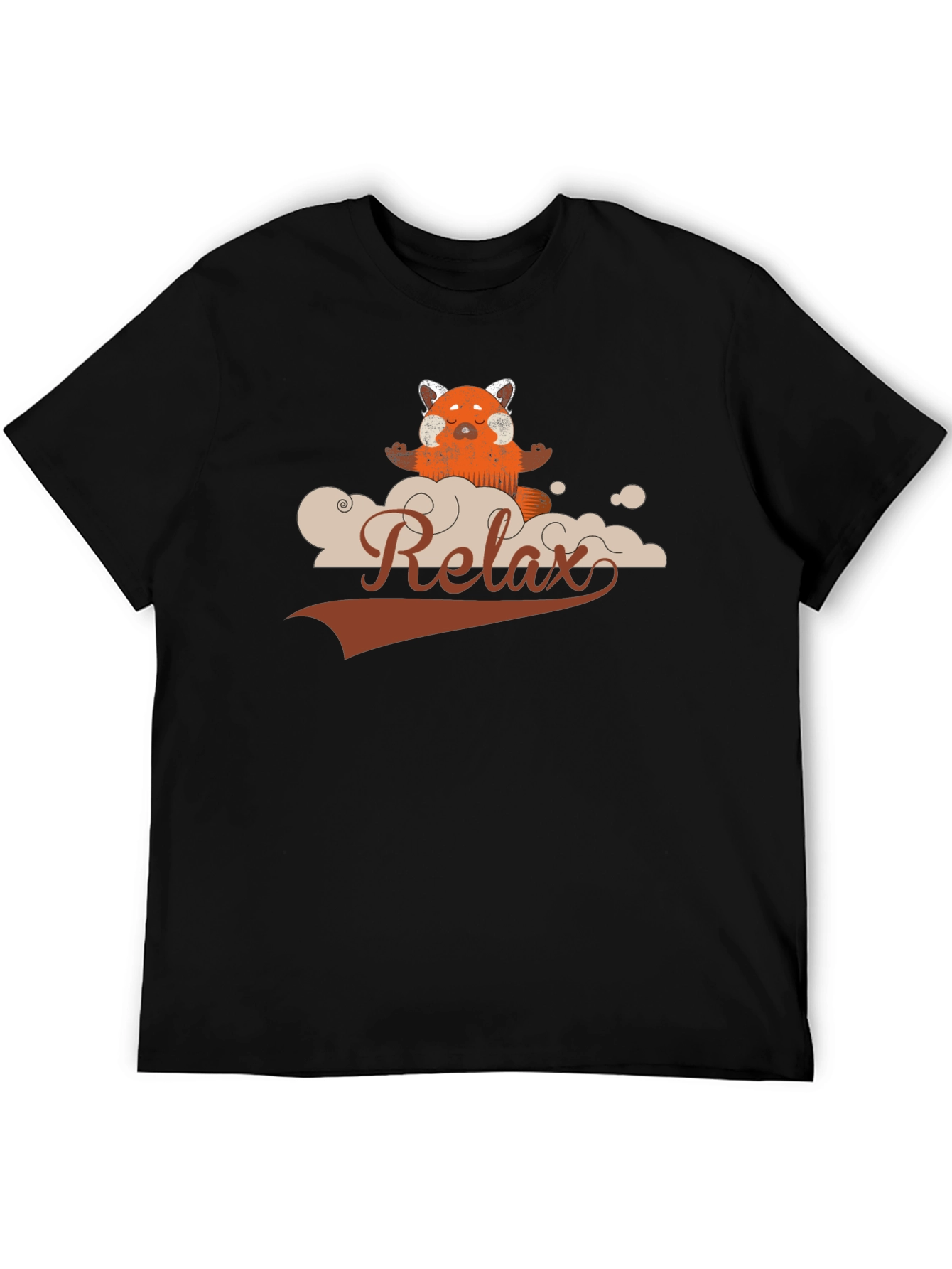 Relax Red Panda Meditation T-Shirt