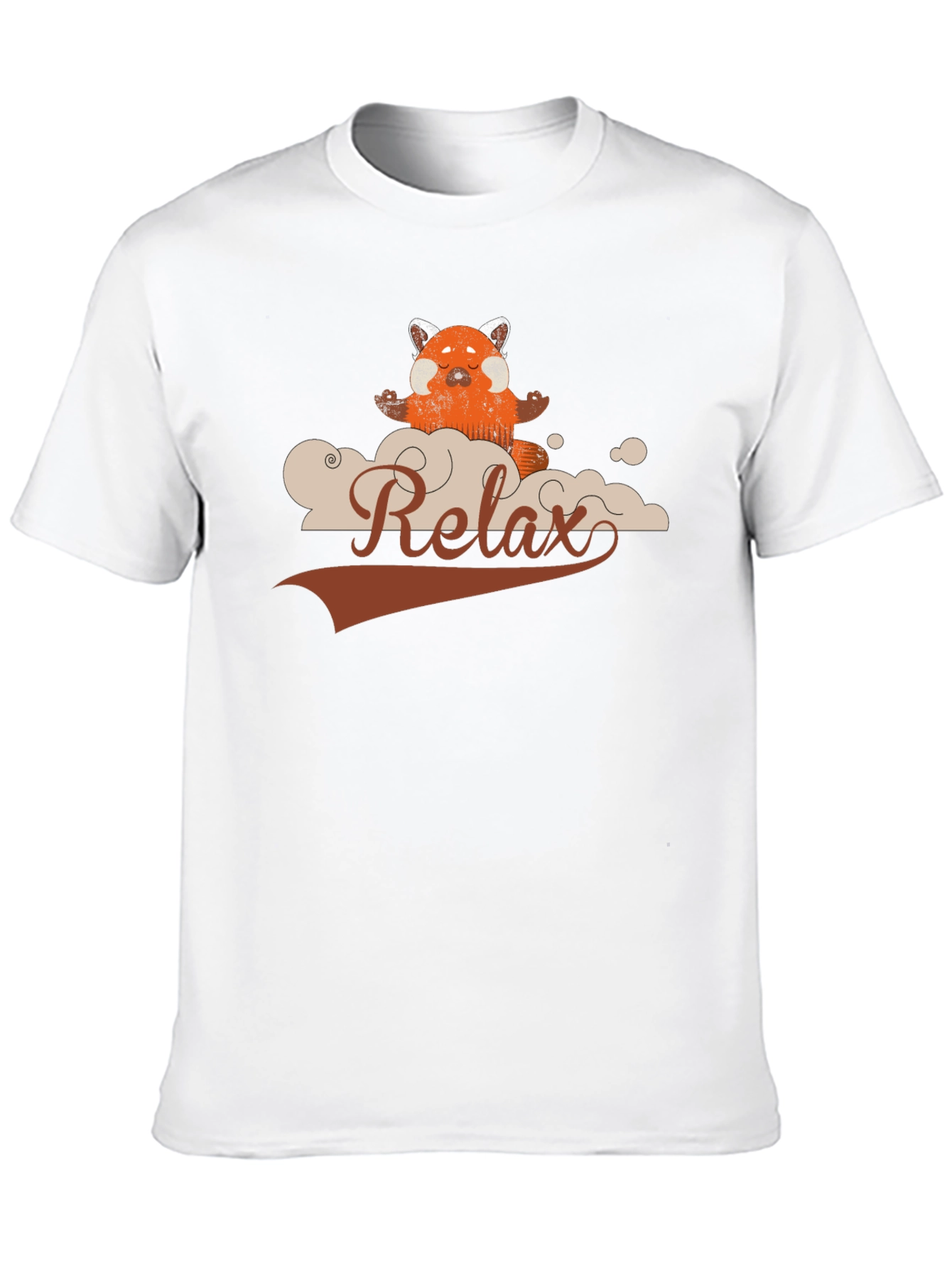 Relax Red Panda Meditation T-Shirt