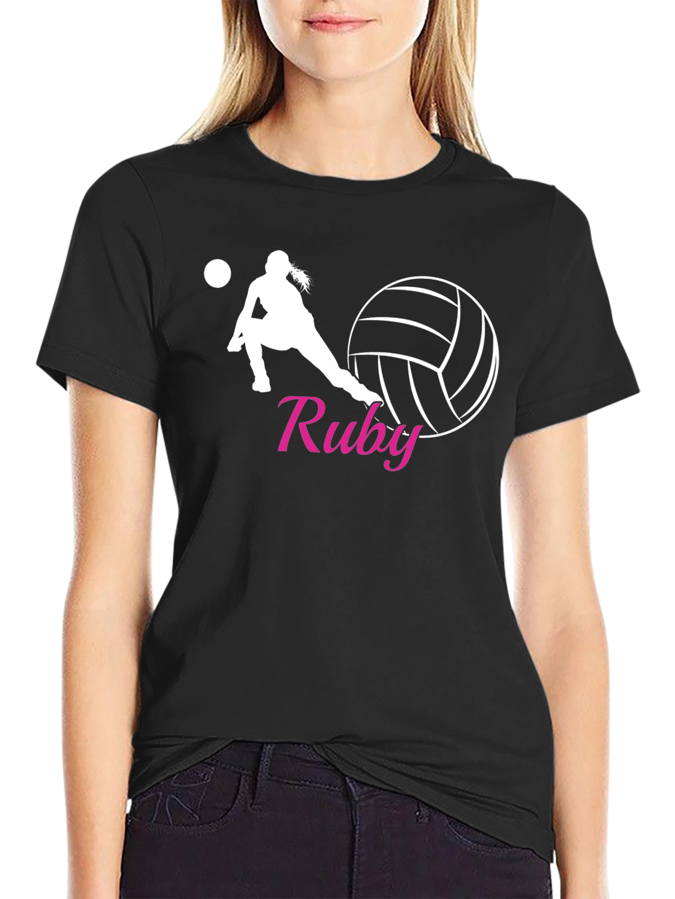 Volleyball Player Personalized T-Shirt