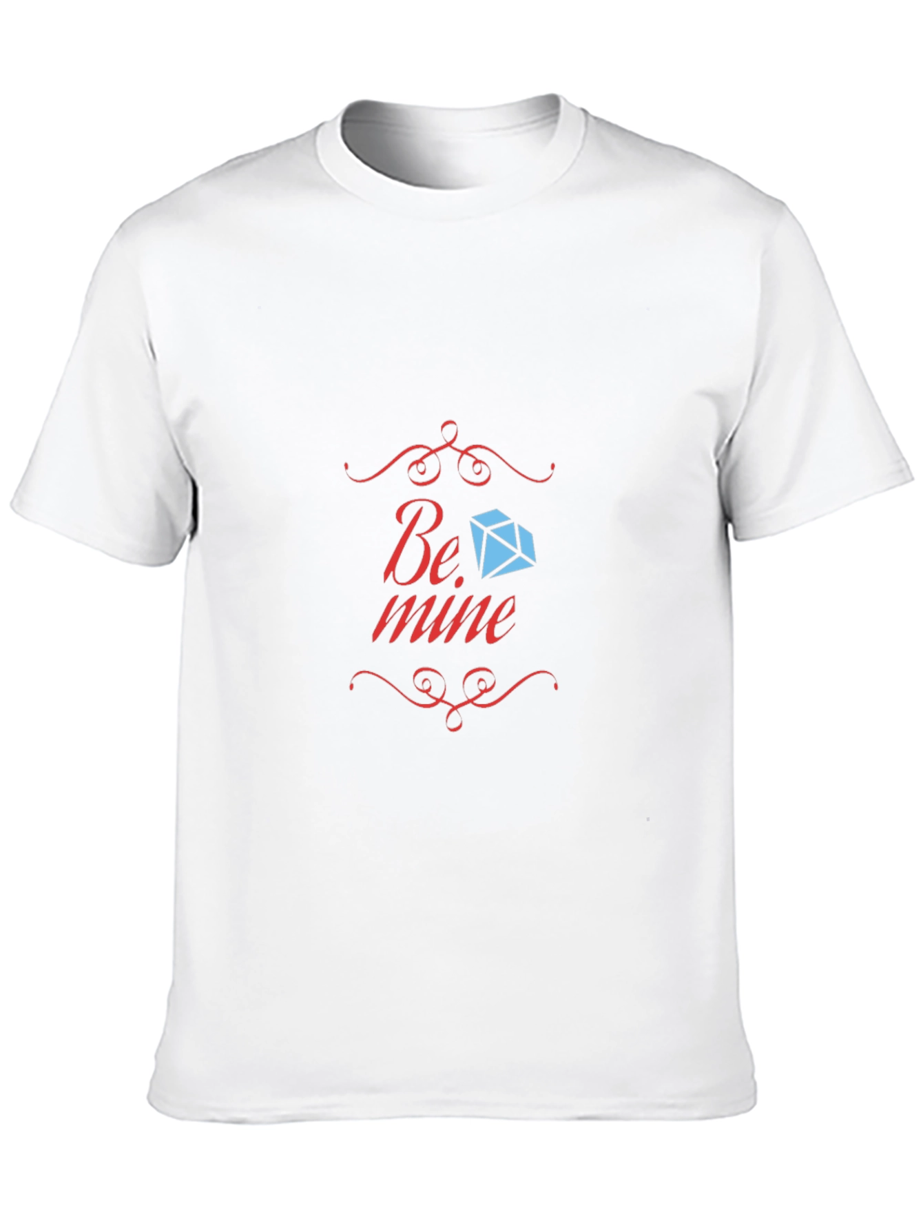 Be Mine Diamond Graphic Black T-Shirt