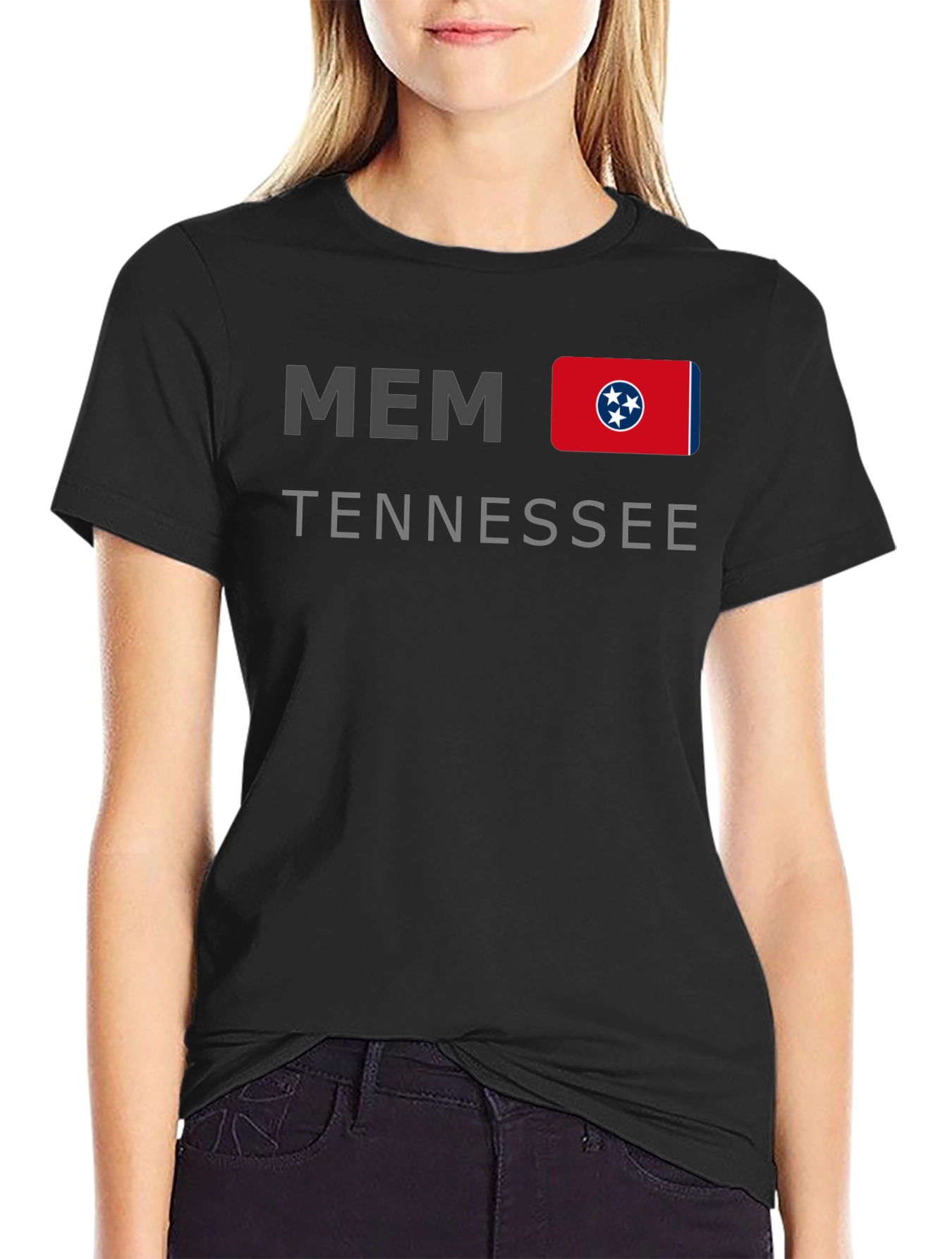 Memphis Tennessee Flag Graphic T-Shirt