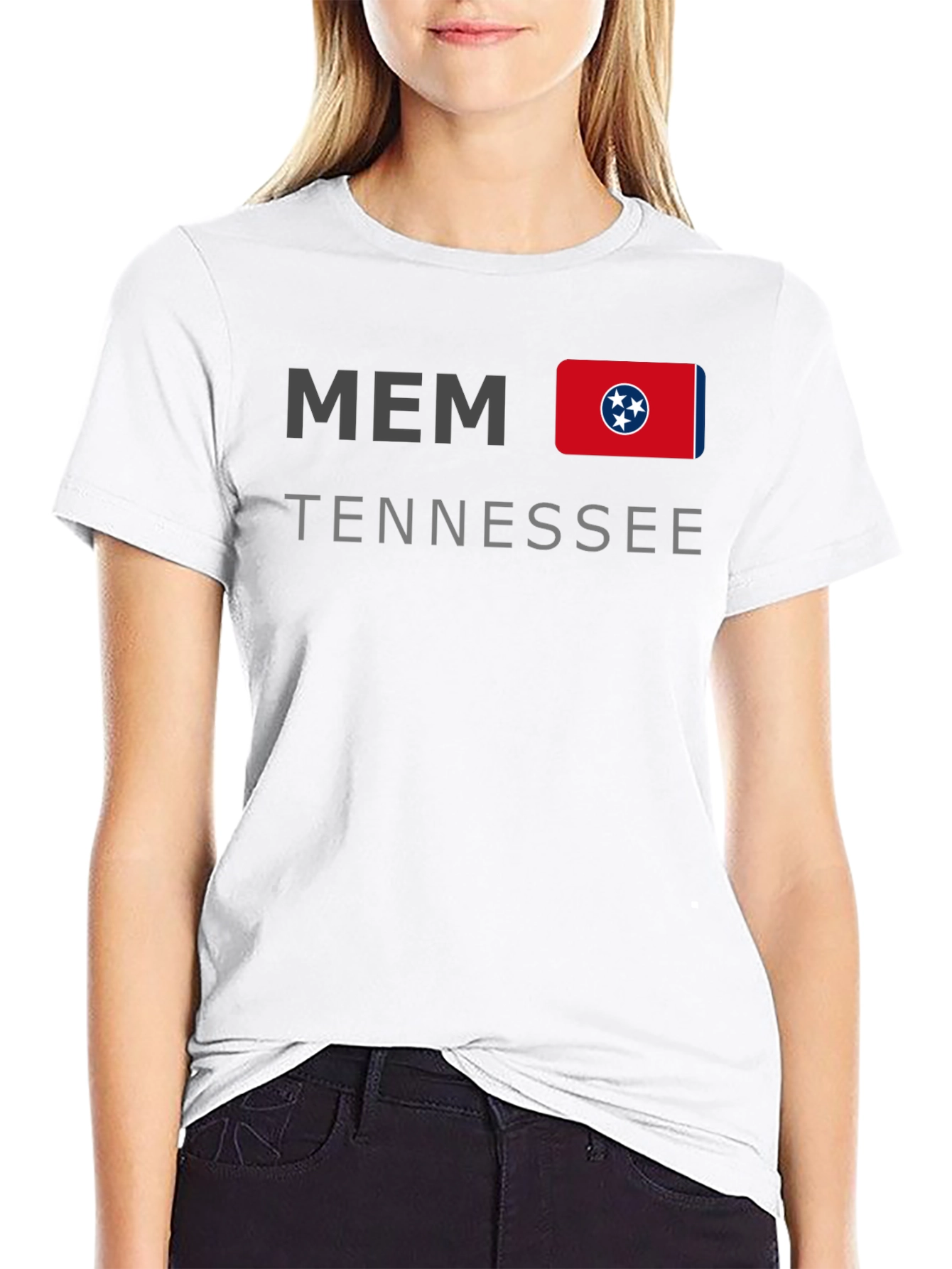 Memphis Tennessee Flag Graphic T-Shirt