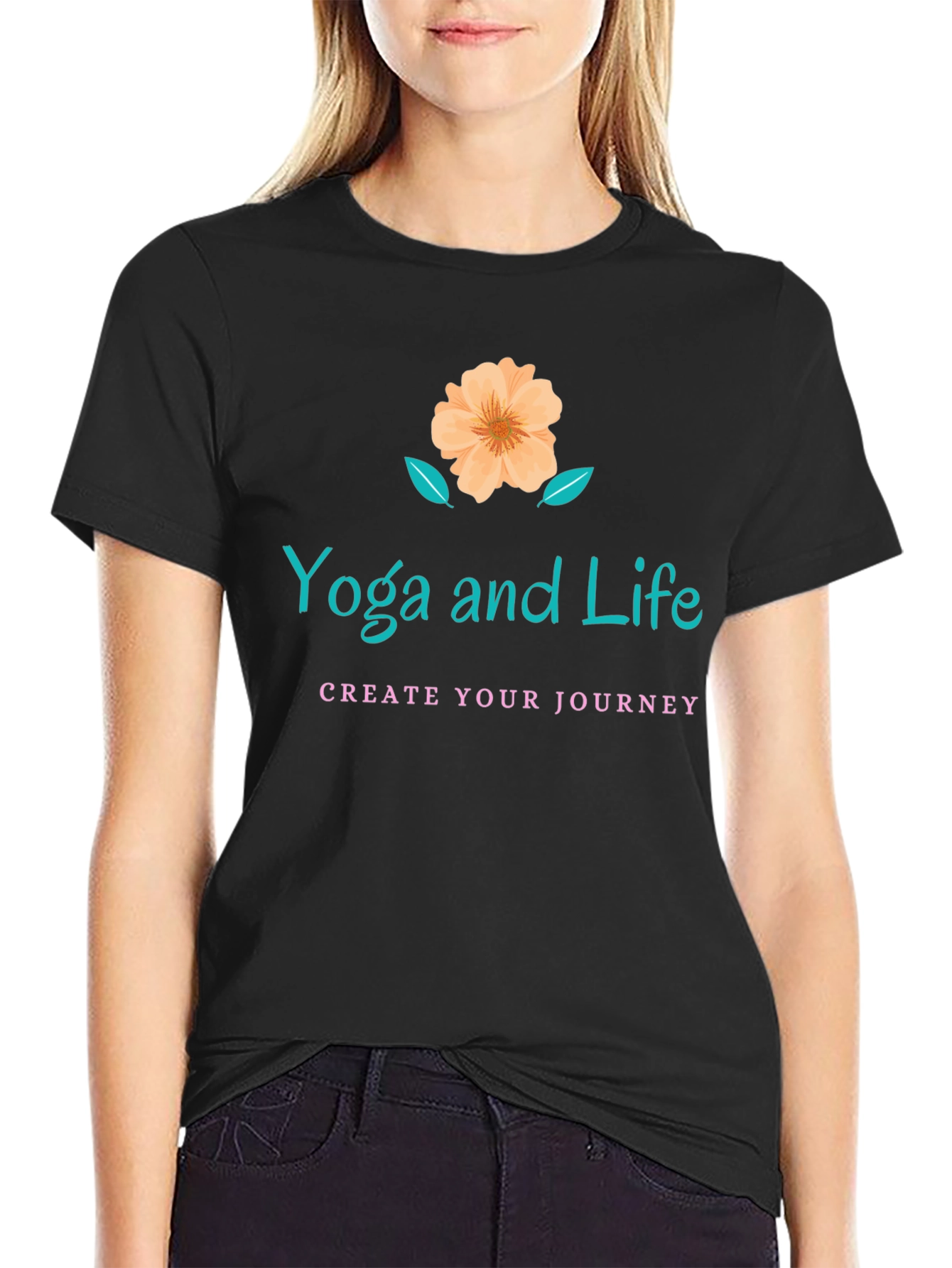 Yoga and Life Graphic T-Shirt - Journey Tee