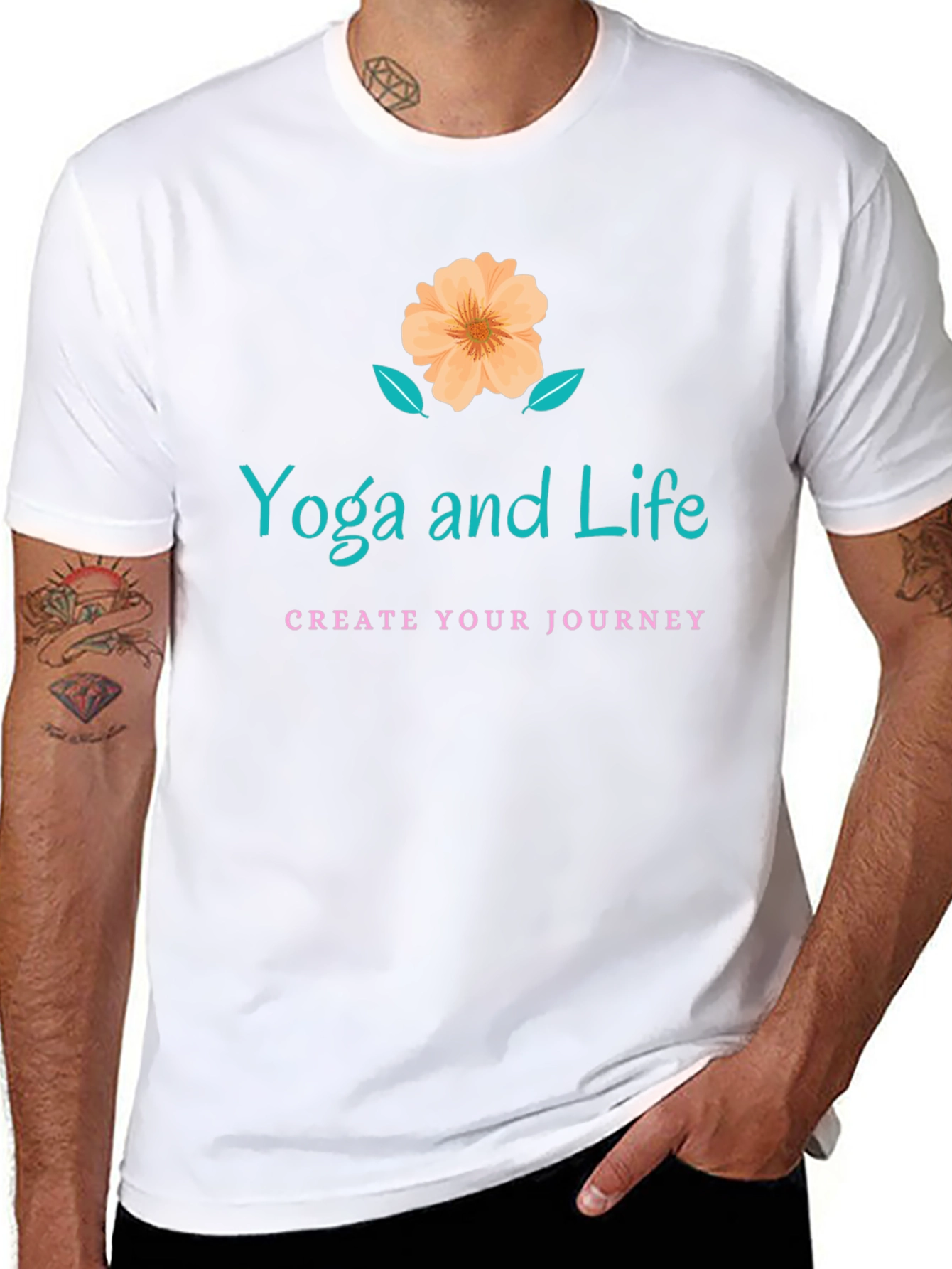 Yoga and Life Graphic T-Shirt - Journey Tee