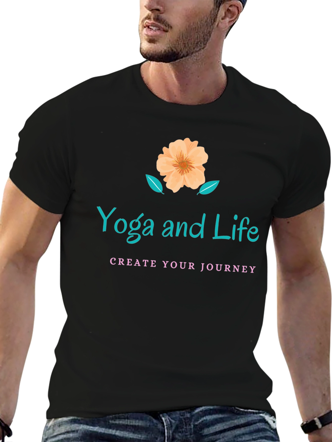 Yoga and Life Graphic T-Shirt - Journey Tee