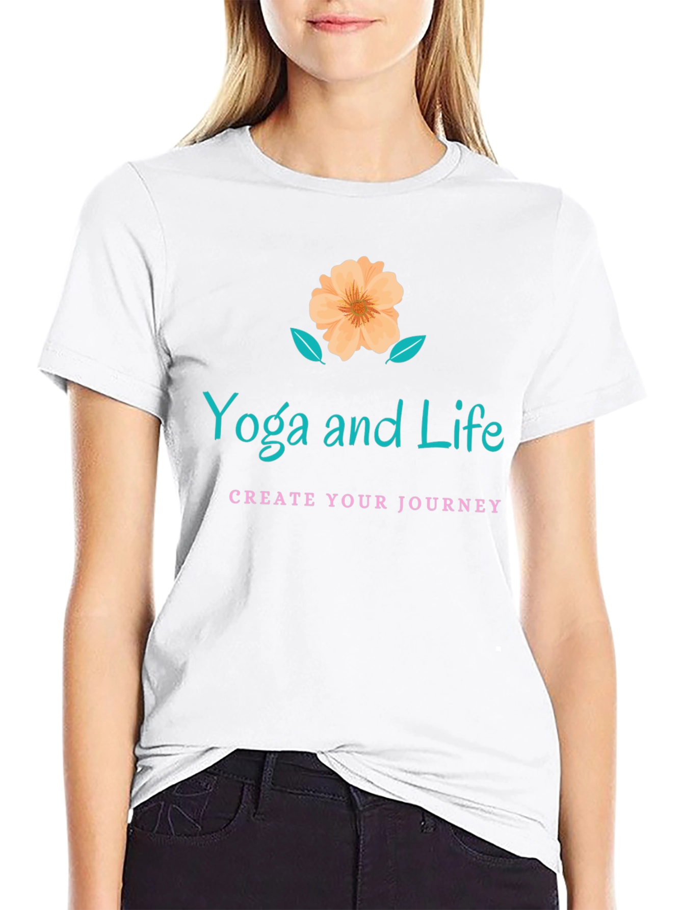 Yoga and Life Graphic T-Shirt - Journey Tee