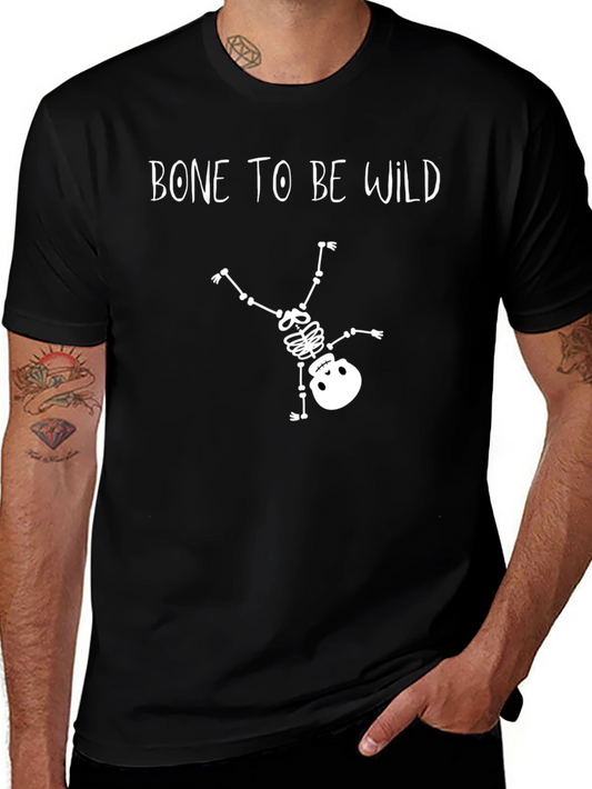 Bone To Be Wild Halloween Graphic Tee