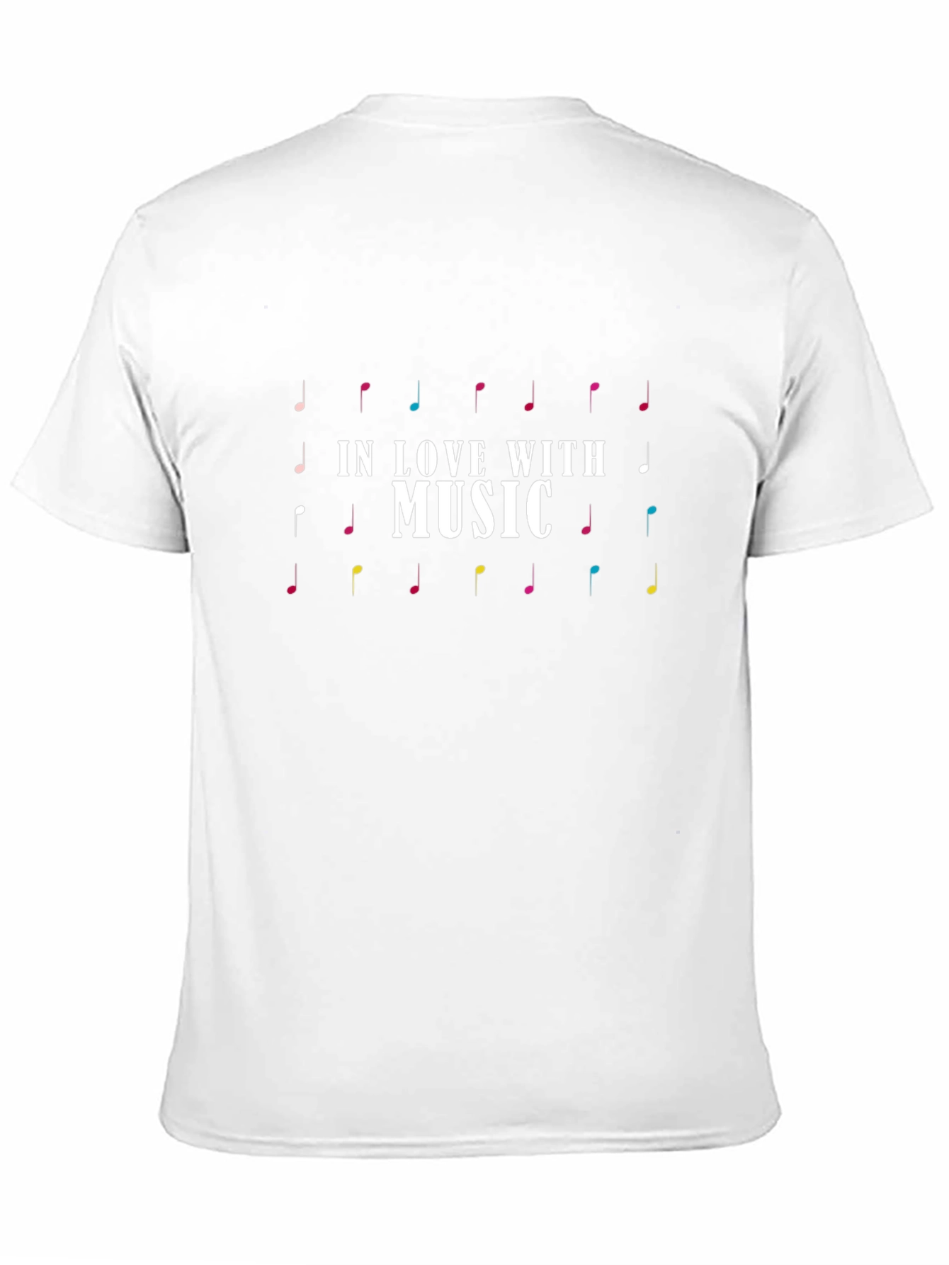 In Love With Music Black Graphic Tee