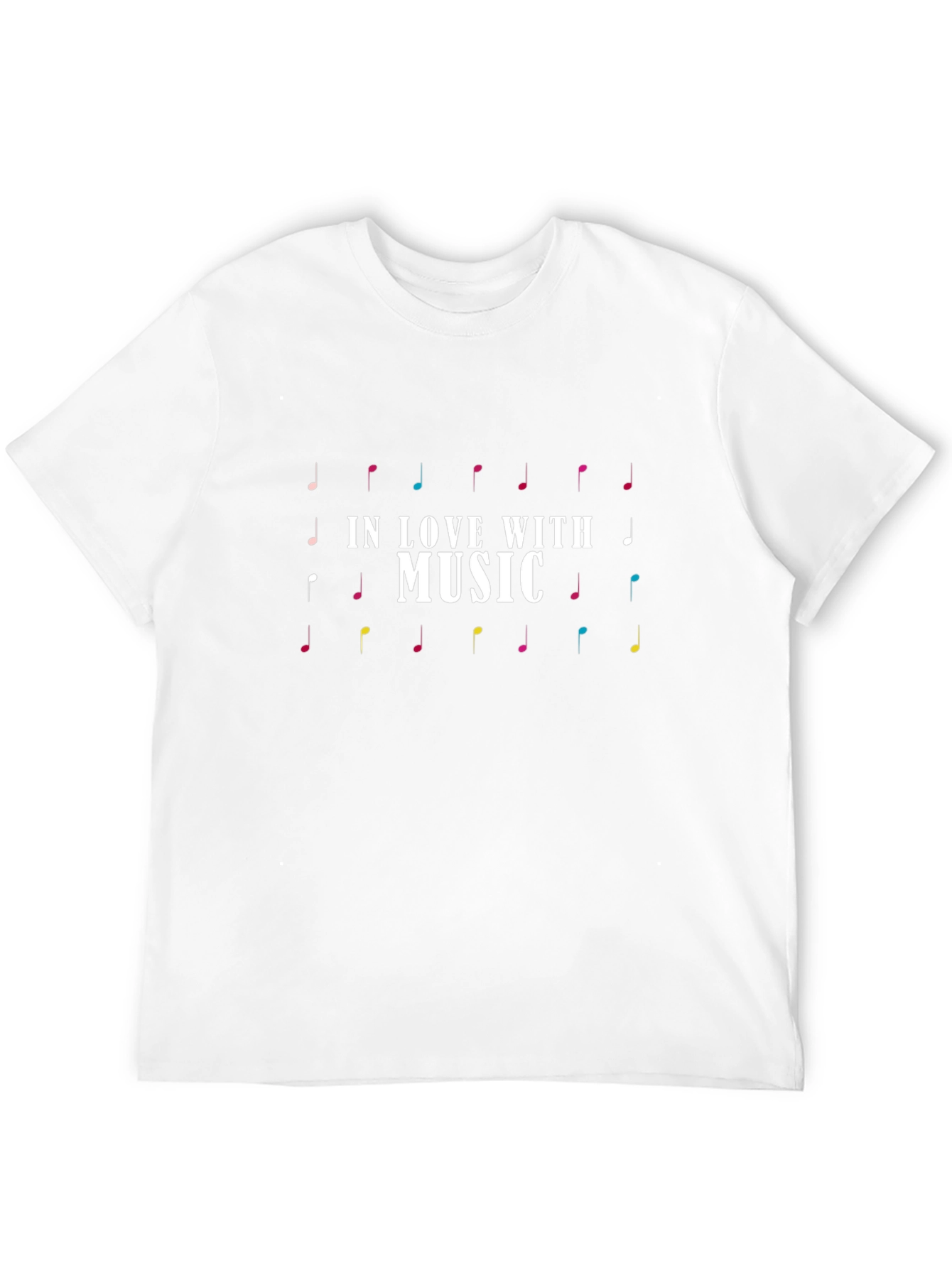 In Love With Music Black Graphic Tee