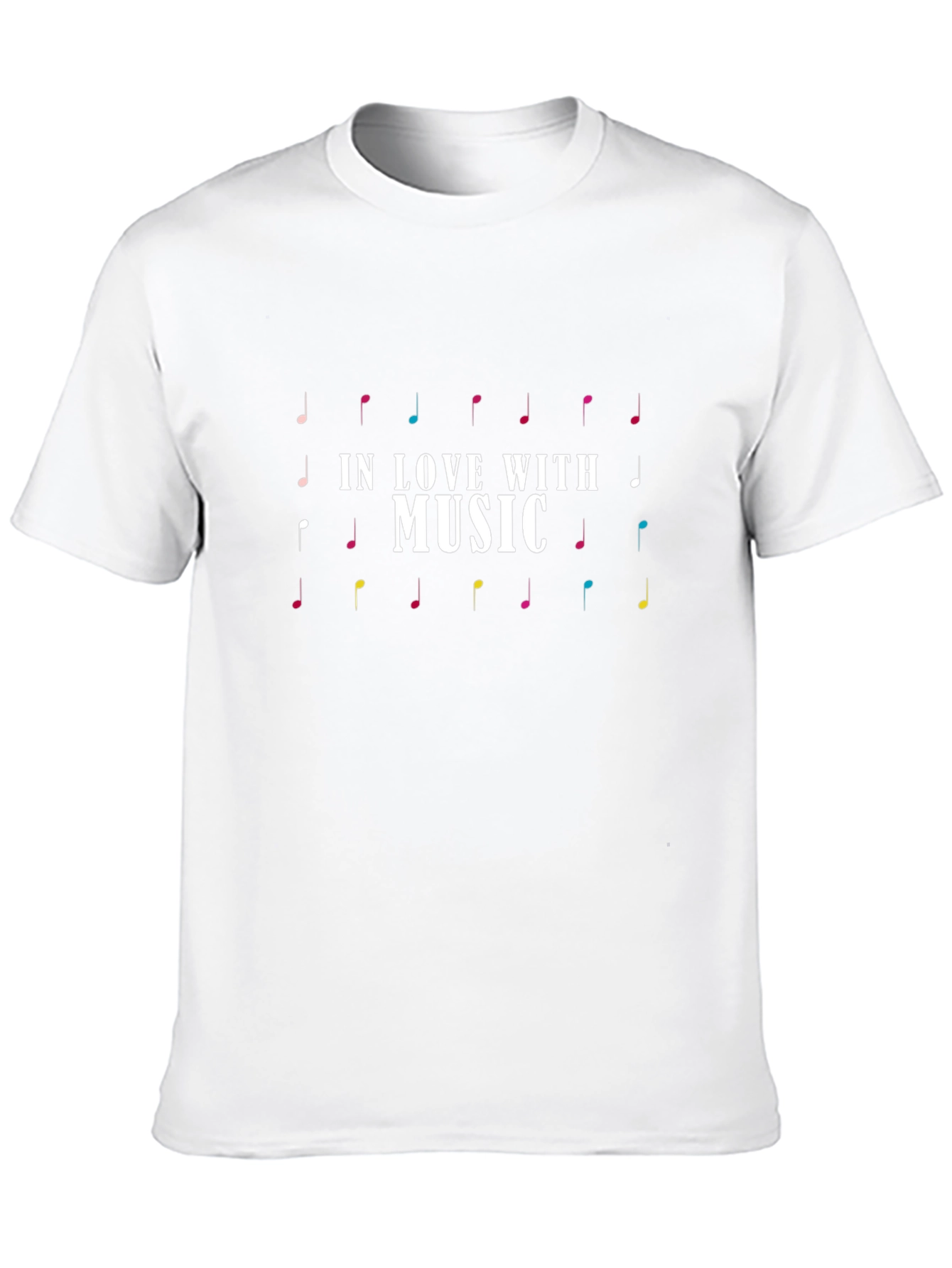 In Love With Music Black Graphic Tee