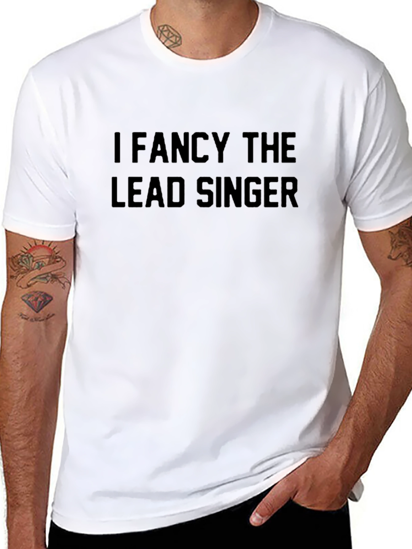 I Fancy the Lead Singer Black T-Shirt