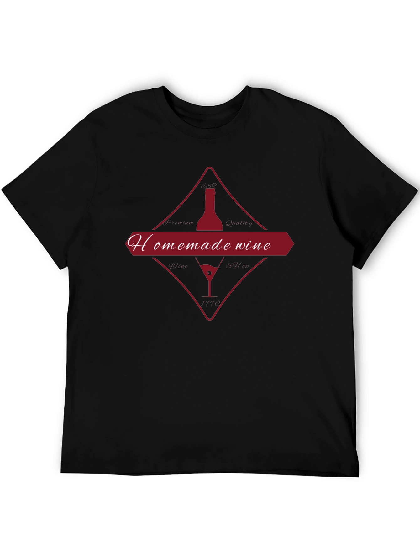 Homemade Wine T-Shirt - Unique Design Comfortable Fit