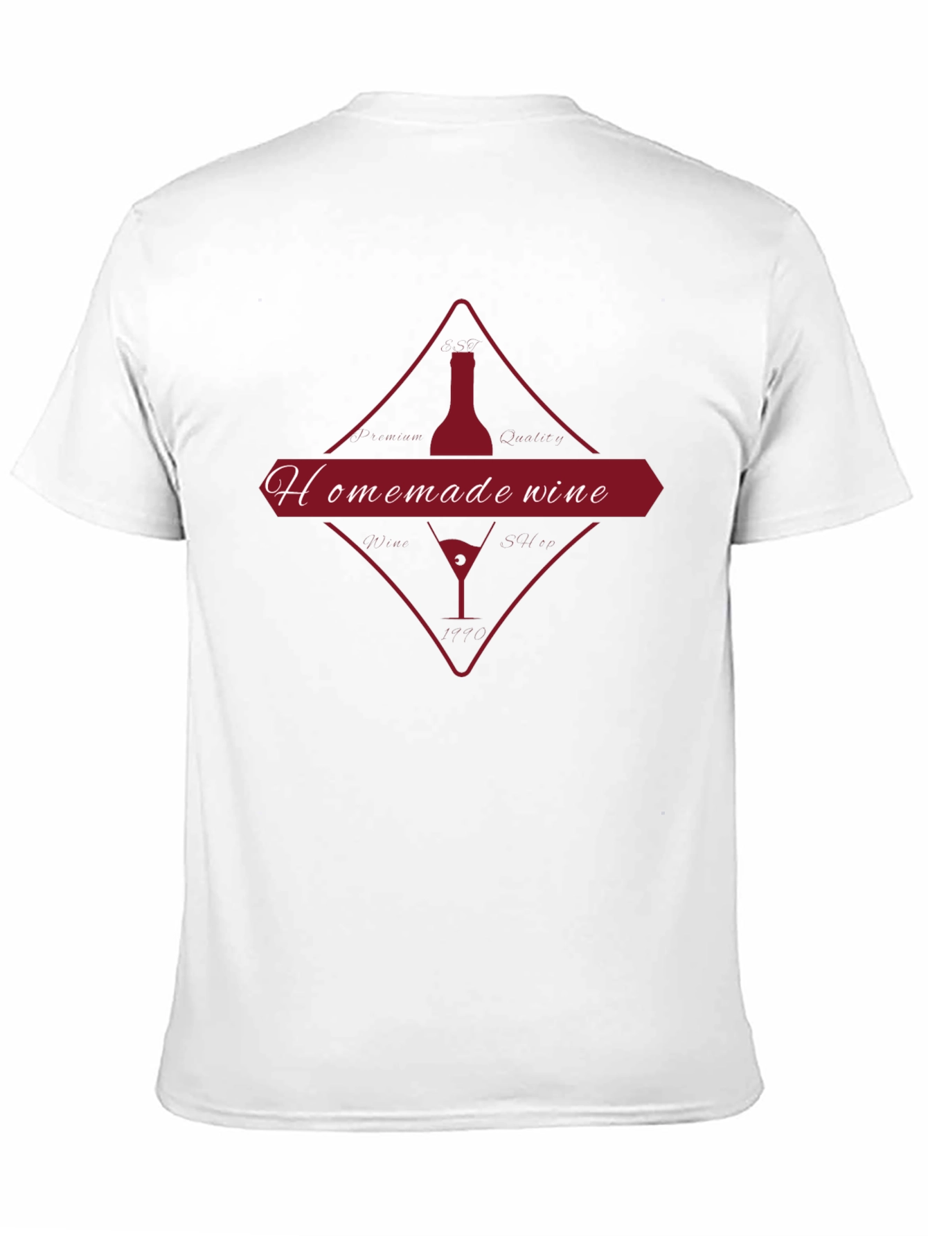 Homemade Wine T-Shirt - Unique Design Comfortable Fit