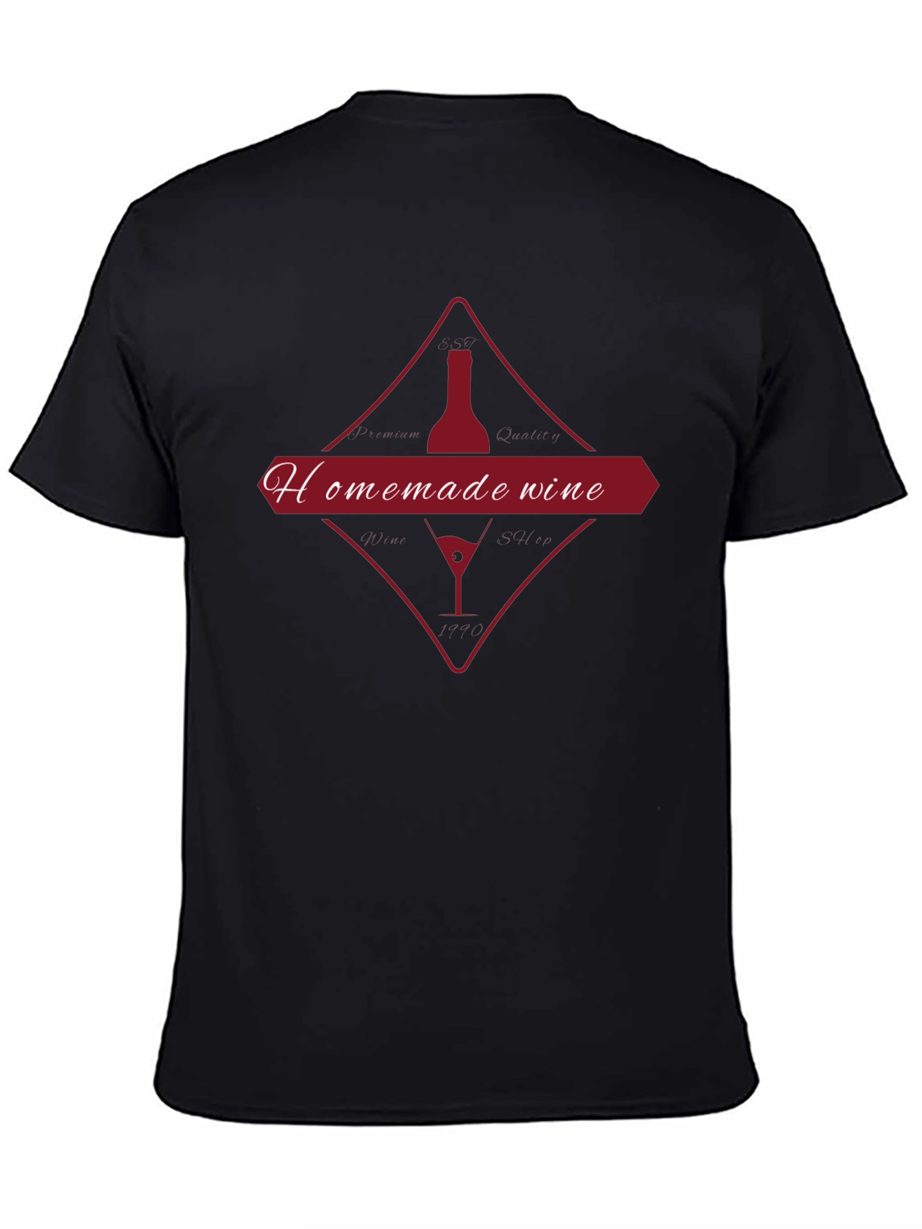Homemade Wine T-Shirt - Unique Design Comfortable Fit