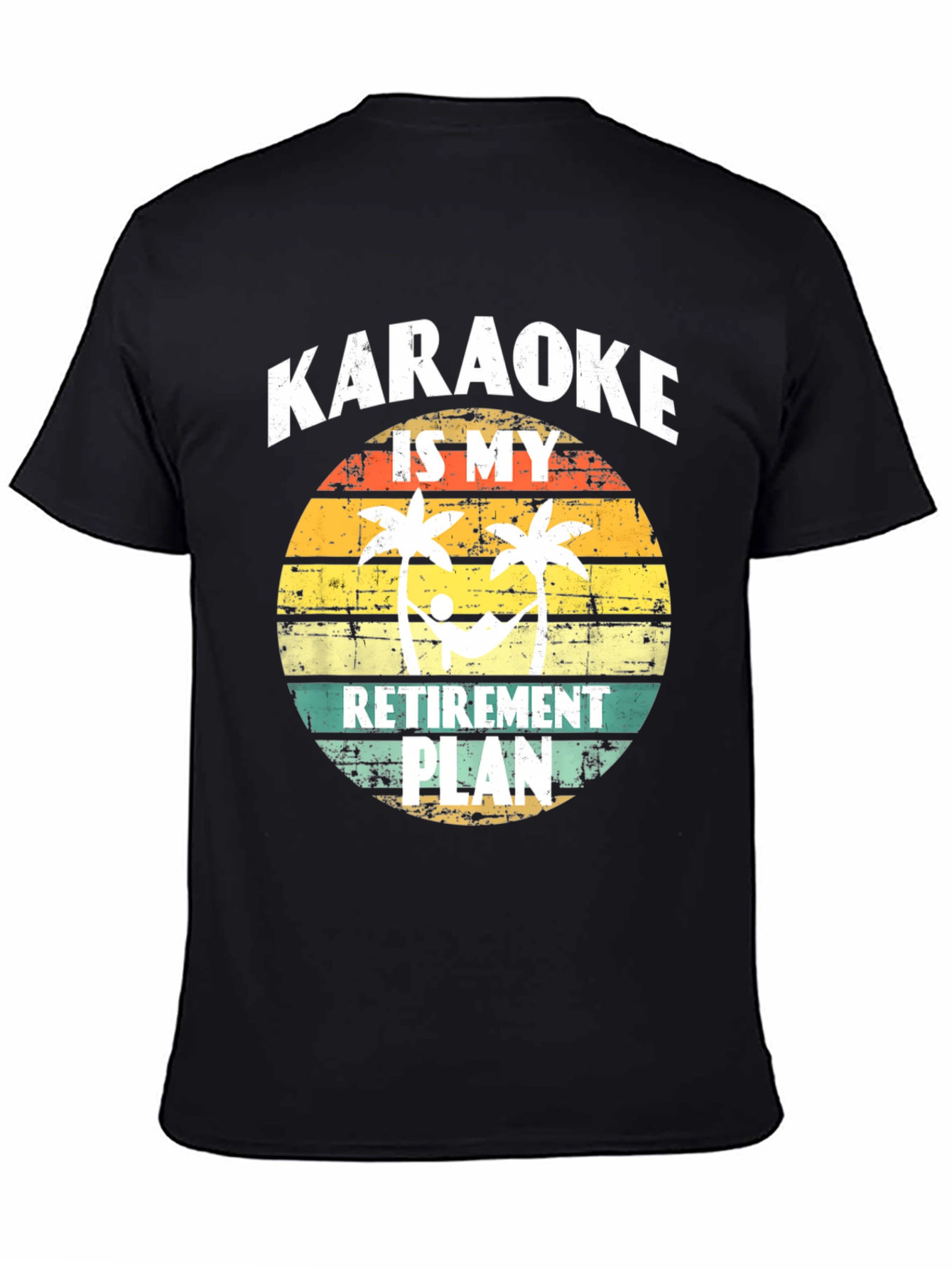 Karaoke Retirement Plan Graphic T-Shirt