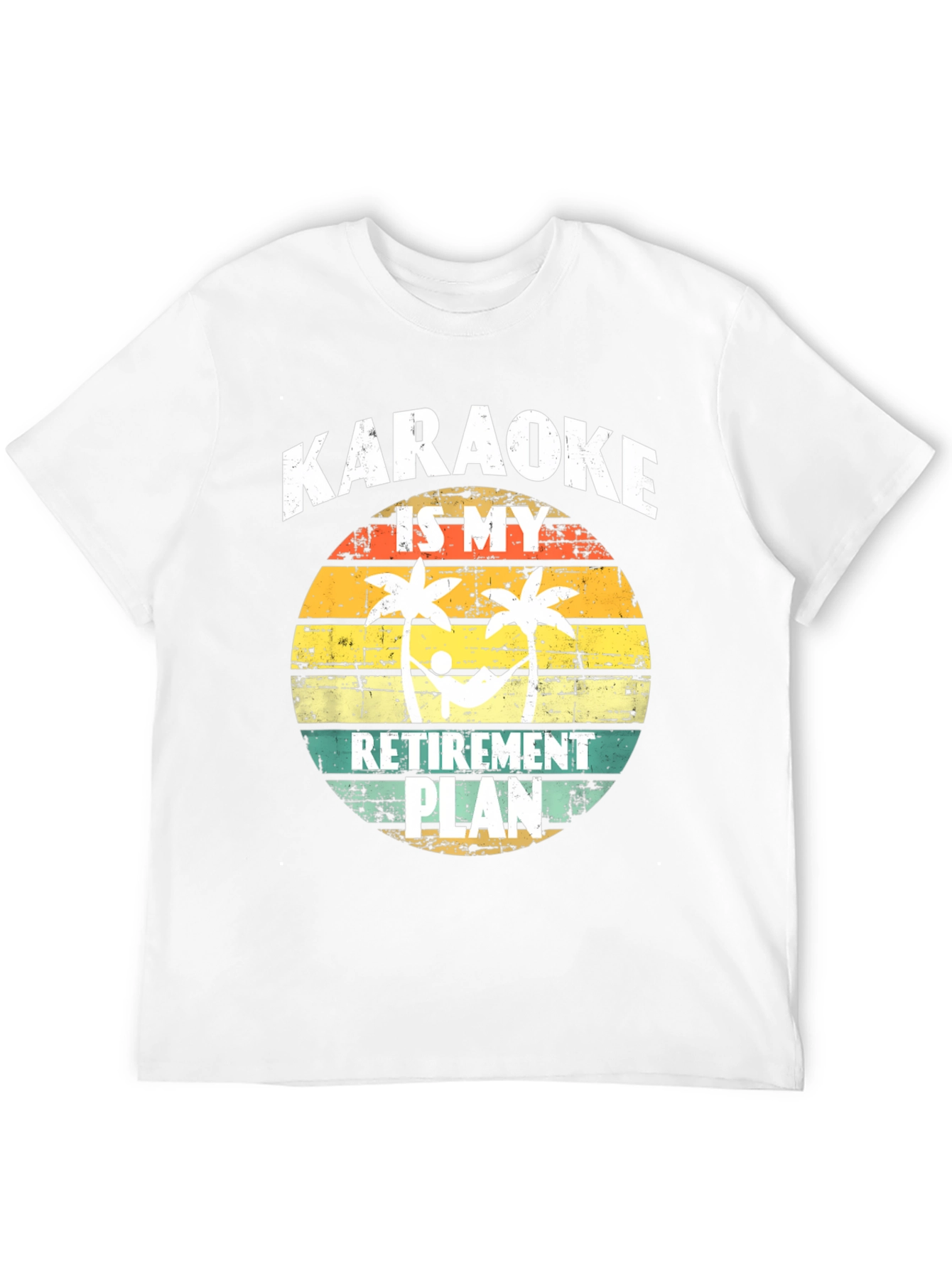 Karaoke Retirement Plan Graphic T-Shirt