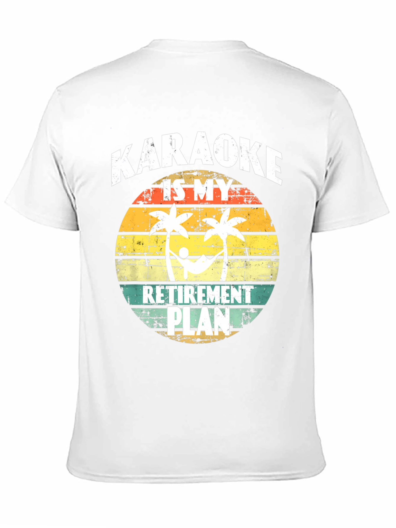 Karaoke Retirement Plan Graphic T-Shirt