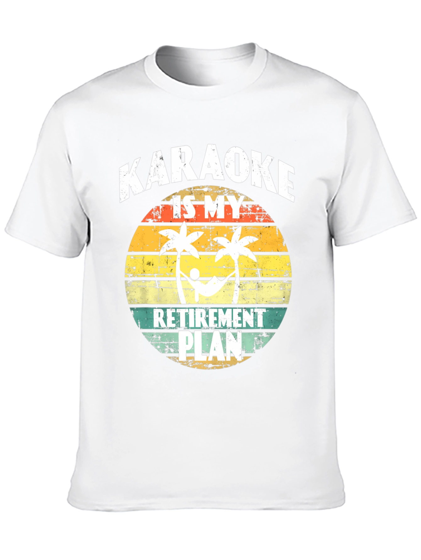 Karaoke Retirement Plan Graphic T-Shirt