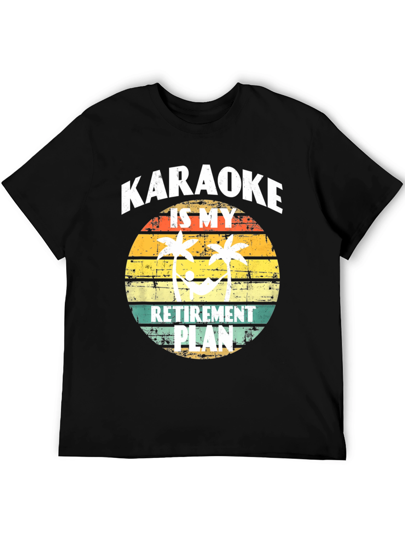 Karaoke Retirement Plan Graphic T-Shirt