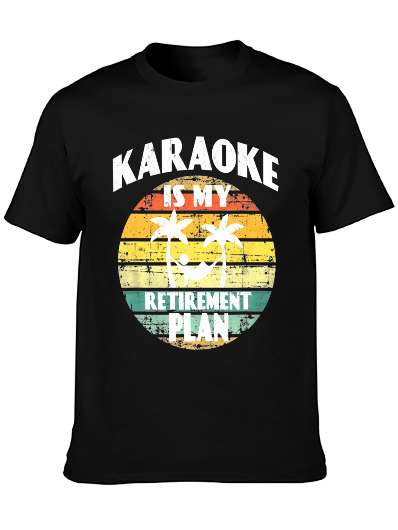 Karaoke Retirement Plan Graphic T-Shirt