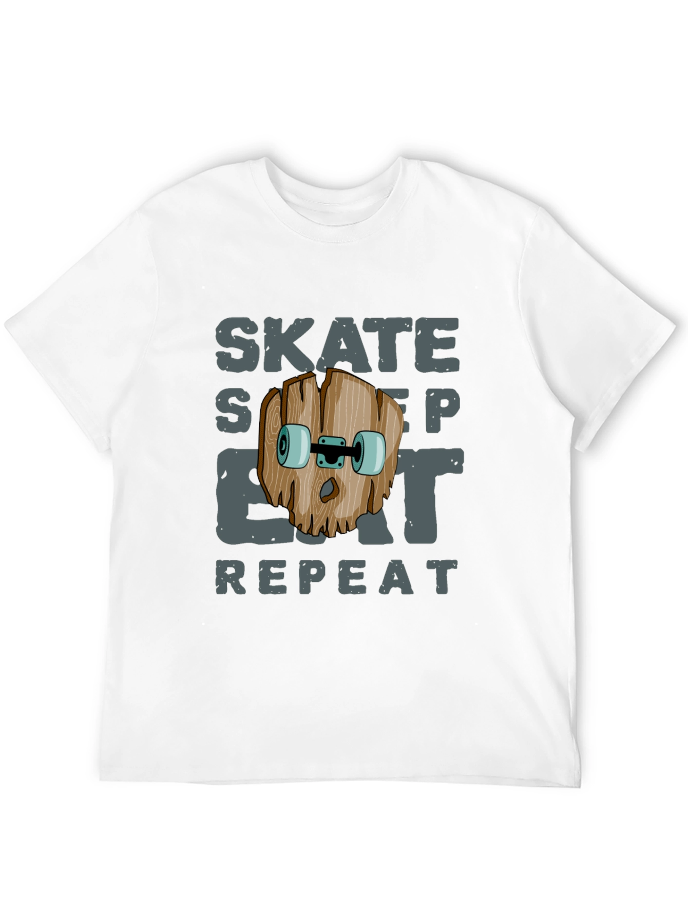 Skate Sleep Eat Repeat Graphic T-Shirt