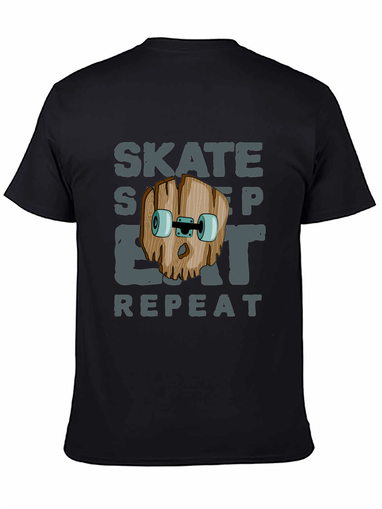 Skate Sleep Eat Repeat Graphic T-Shirt
