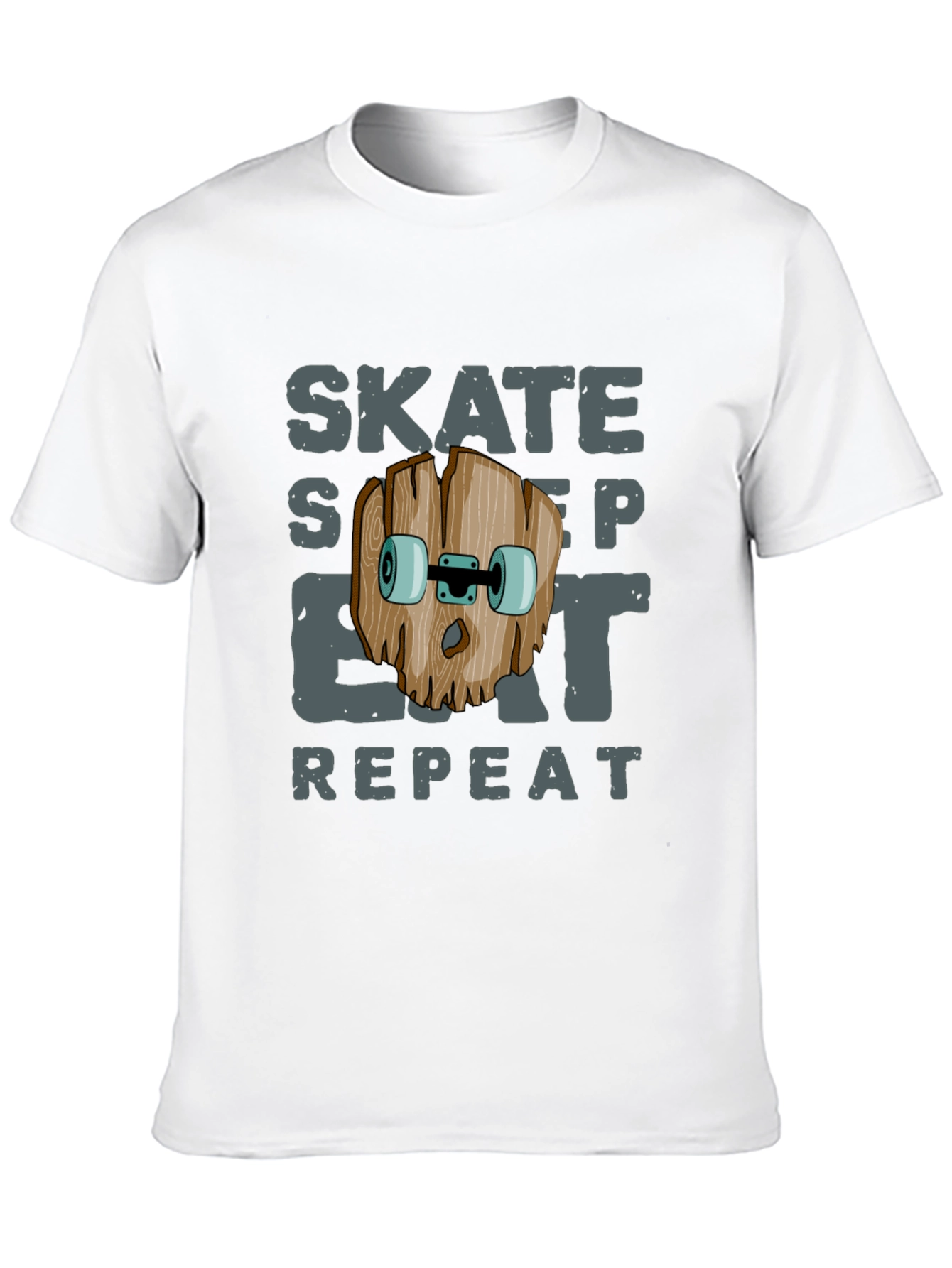 Skate Sleep Eat Repeat Graphic T-Shirt