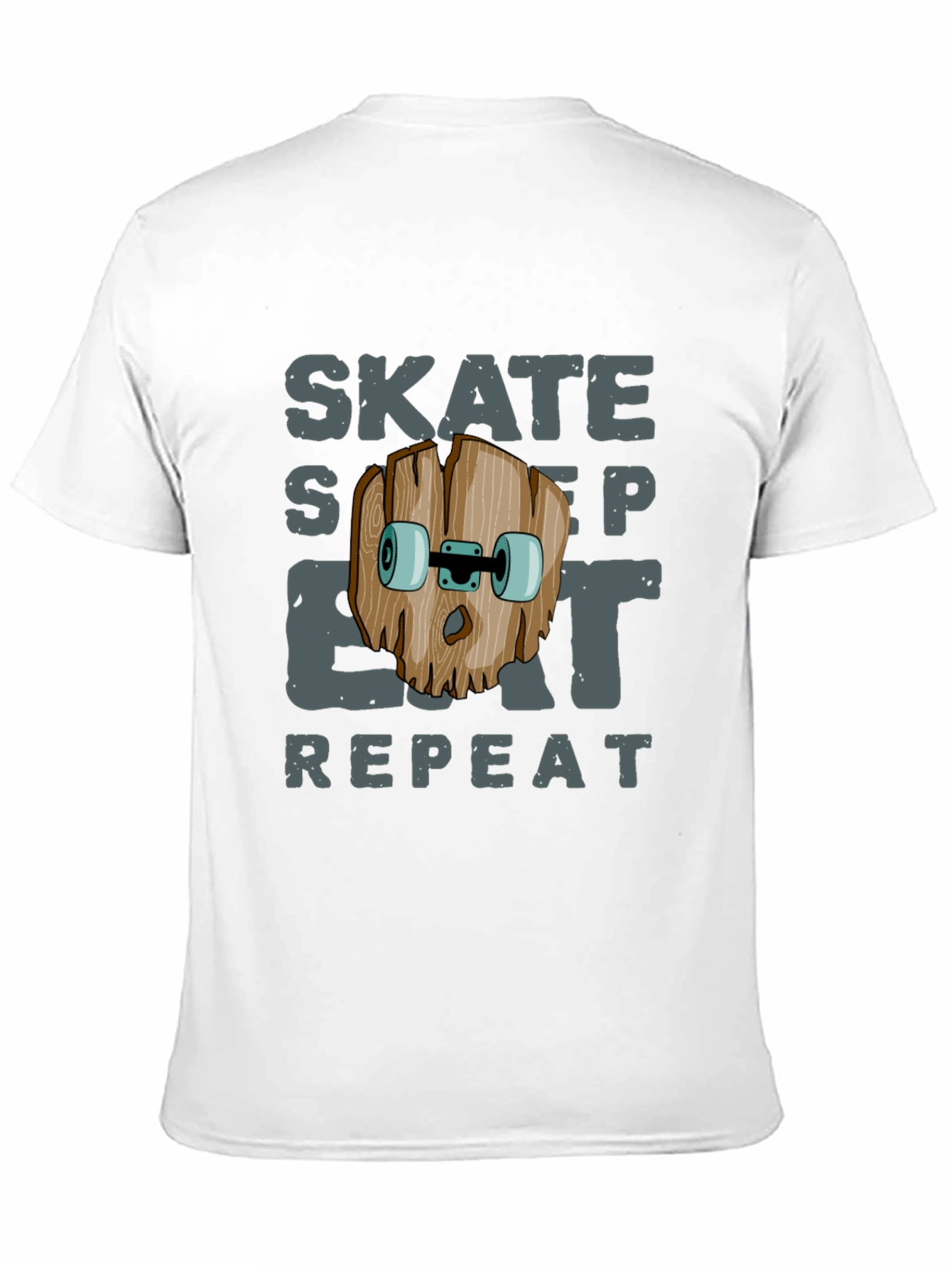 Skate Sleep Eat Repeat Graphic T-Shirt