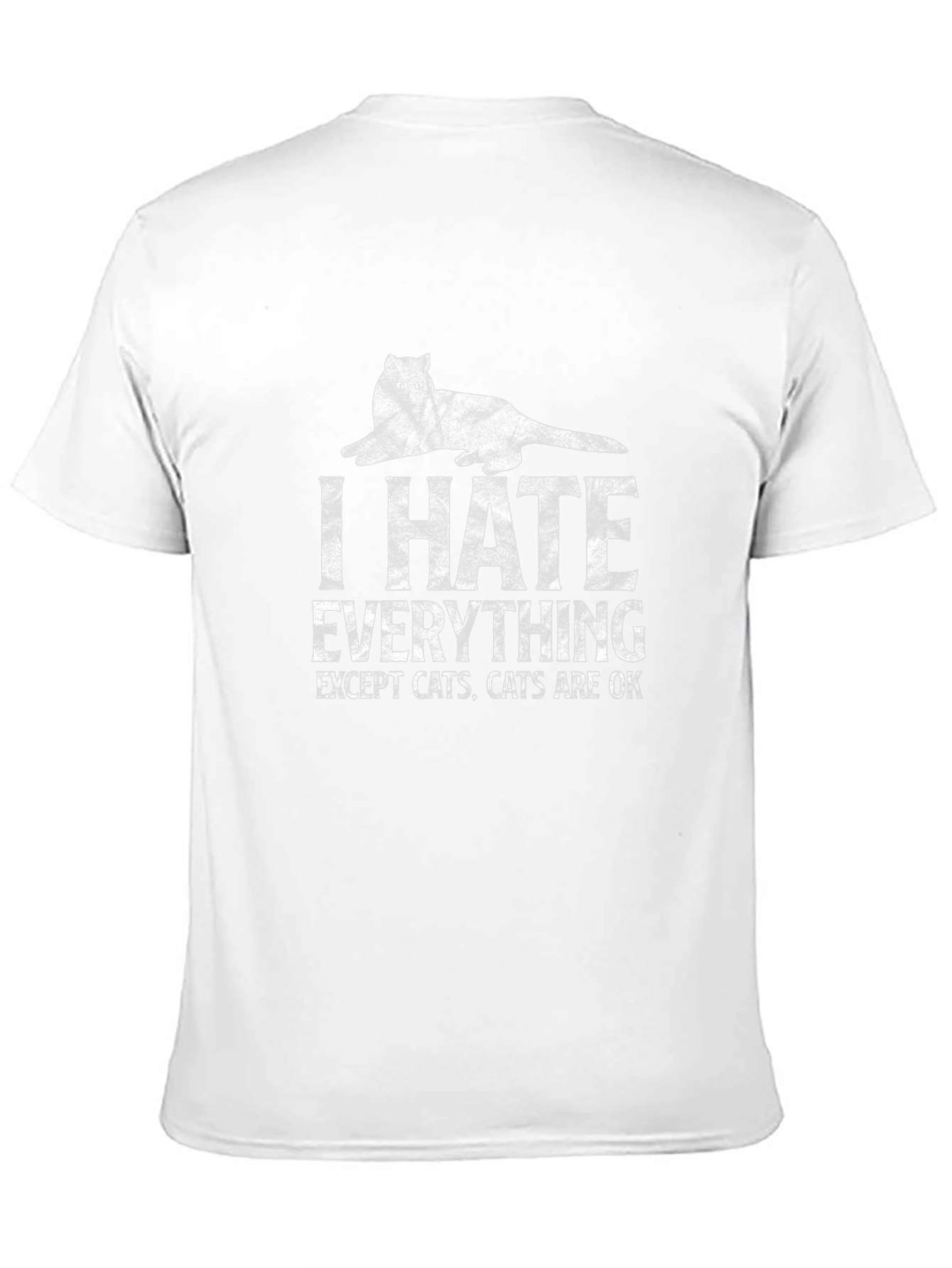 I Hate Everything Except Cats Graphic Tee