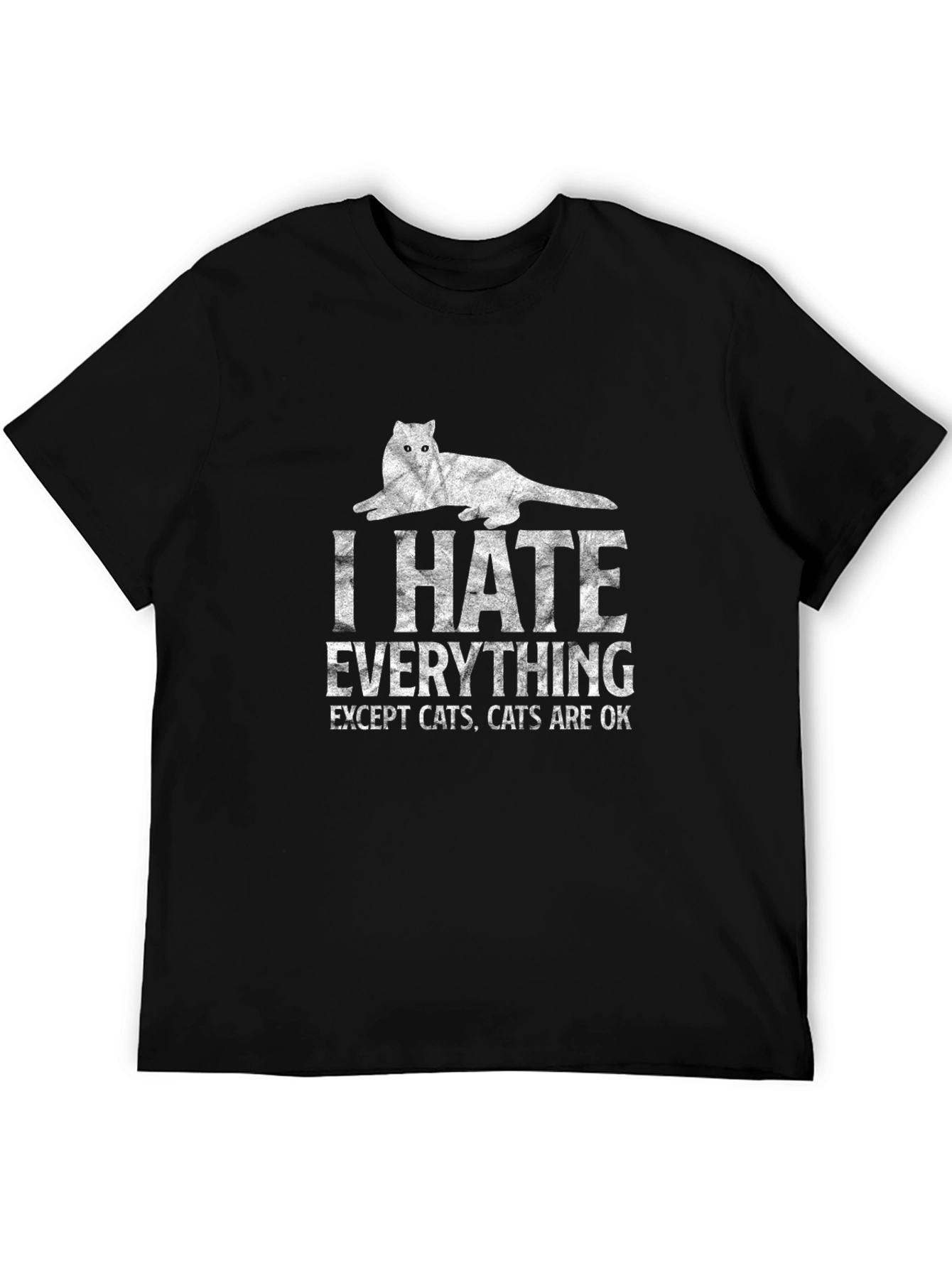 I Hate Everything Except Cats Graphic Tee