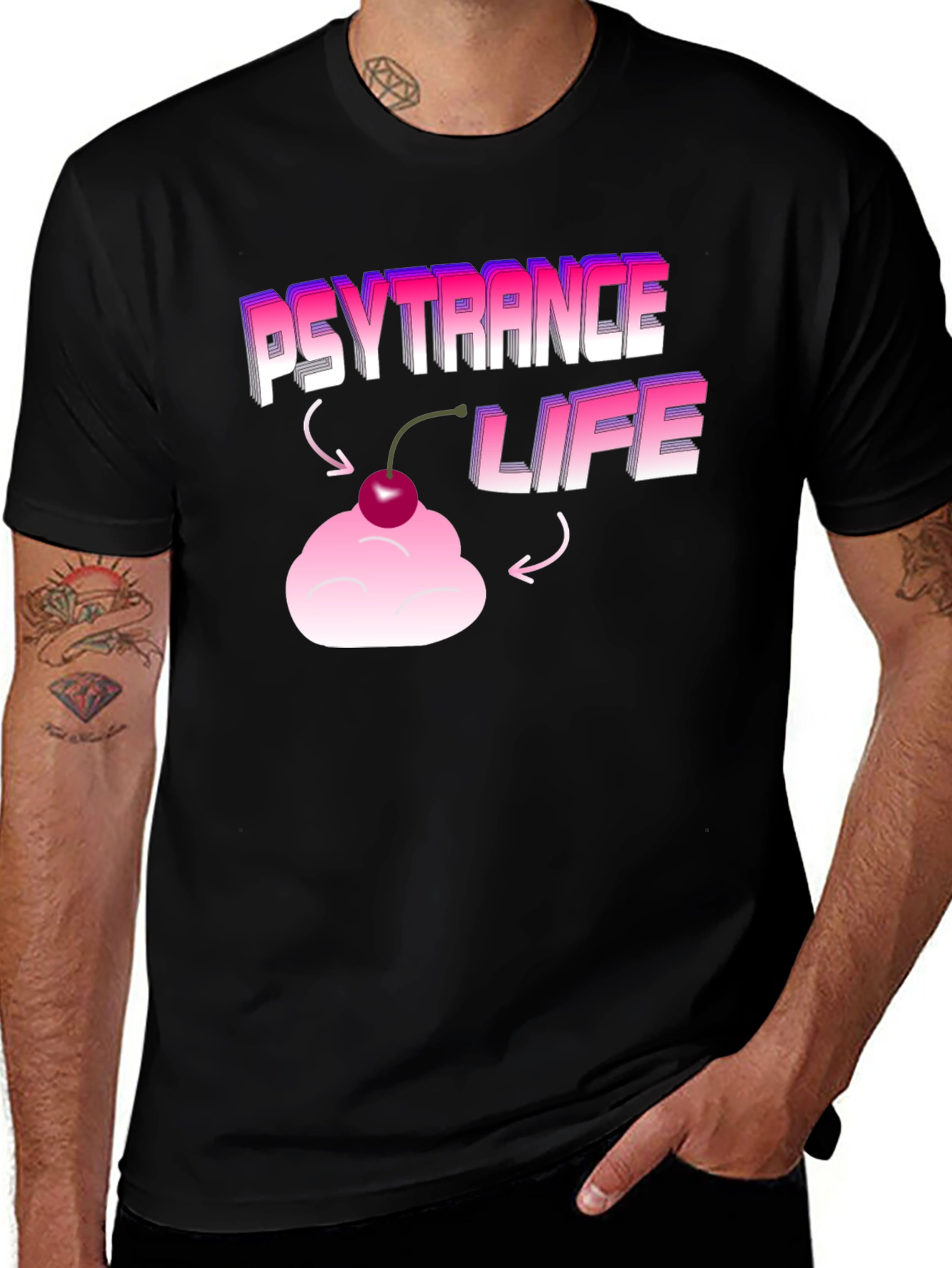Psytrance Life Cherry T-Shirt