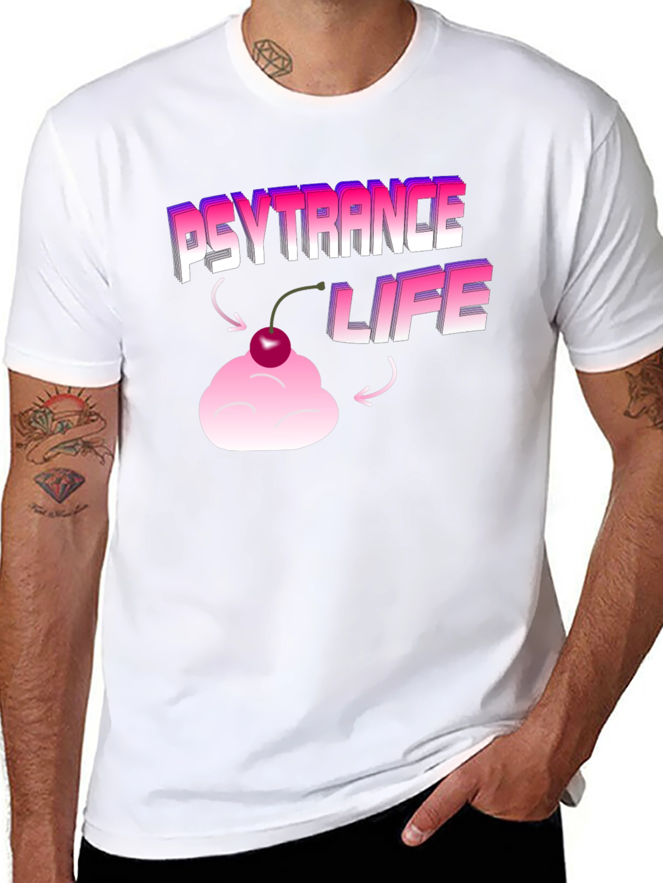 Psytrance Life Cherry T-Shirt