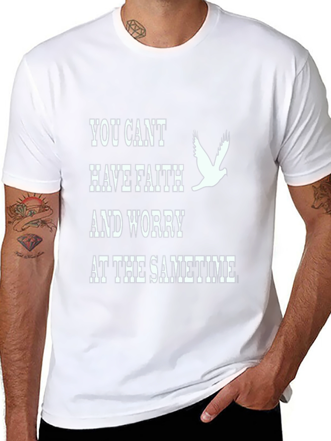 Faith Over Worry Graphic Tee