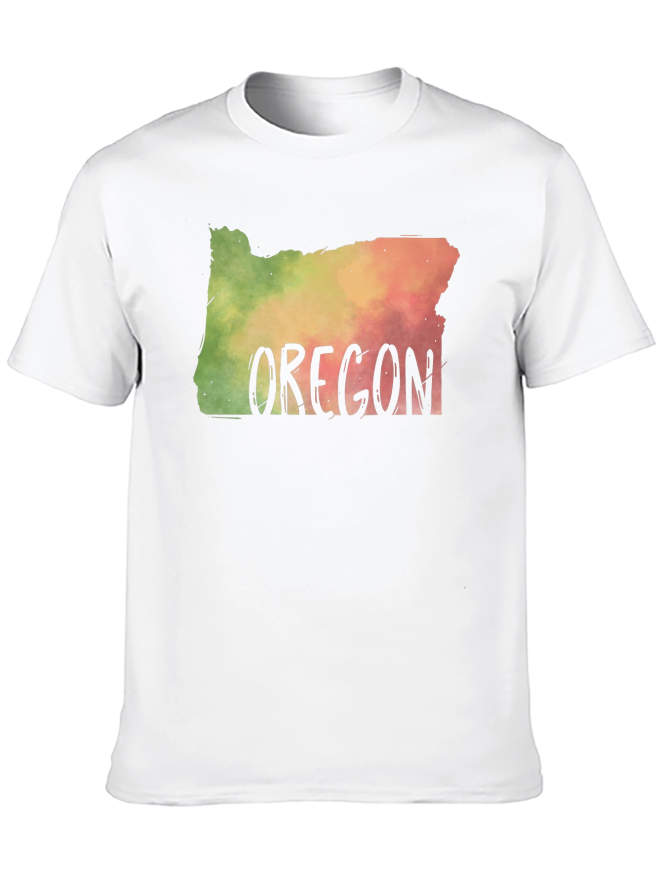 Oregon State Map T-Shirt Novelty Graphic Tee